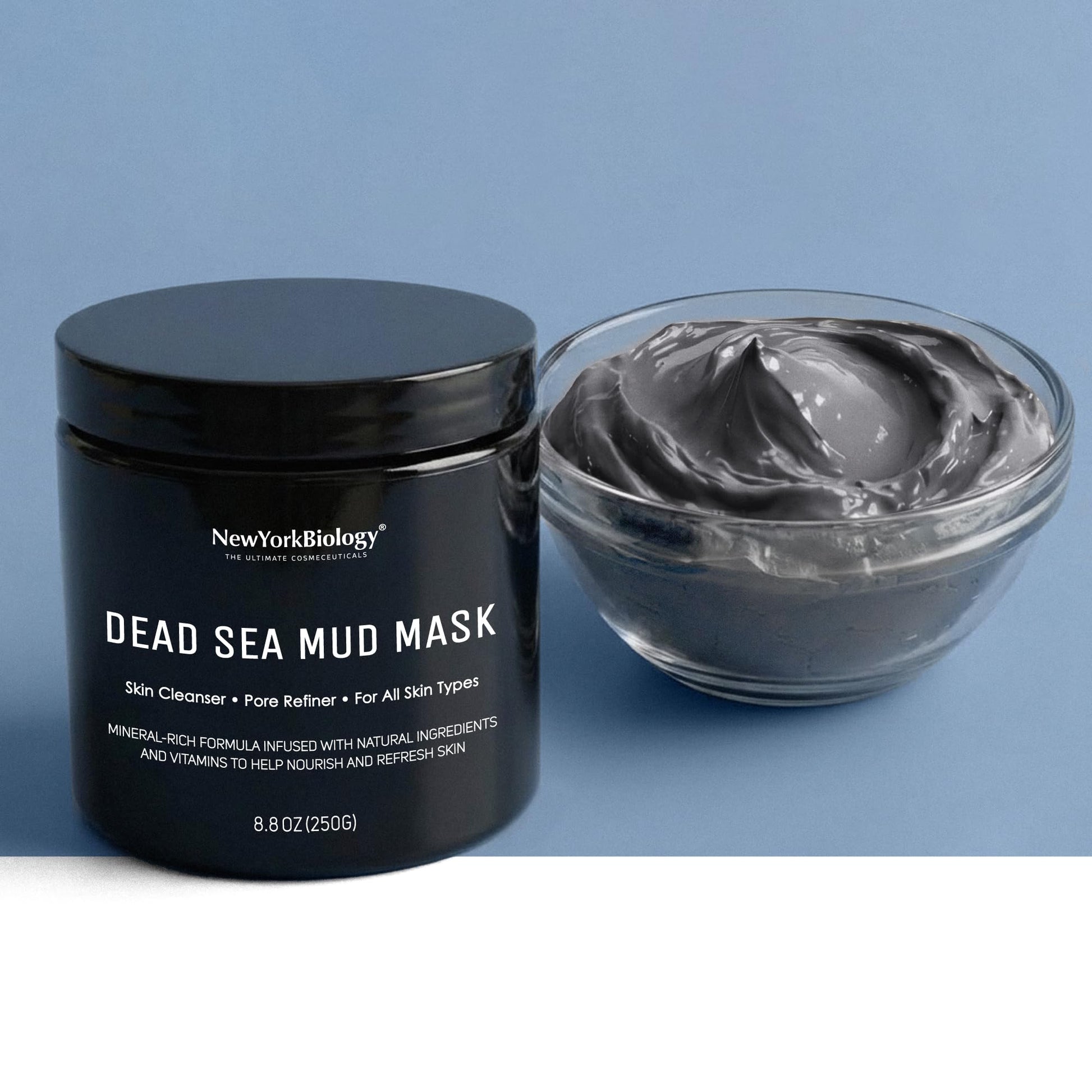 New York Biology Dead Sea Mud Mask for Face and Body | Spa Quality Pore Refiner for Oily Skin | Natural Skincare for Women & Men NEW YORK BIOLOGY THE ULTIMATE COSMECEUTICALS buy supplements canada