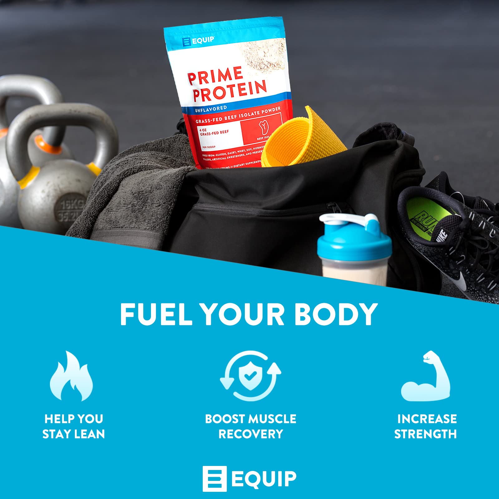 Equip Foods Prime Protein - Grass Fed Beef Protein Powder Isolate - Paleo and Keto Friendl Equip buy supplements canada