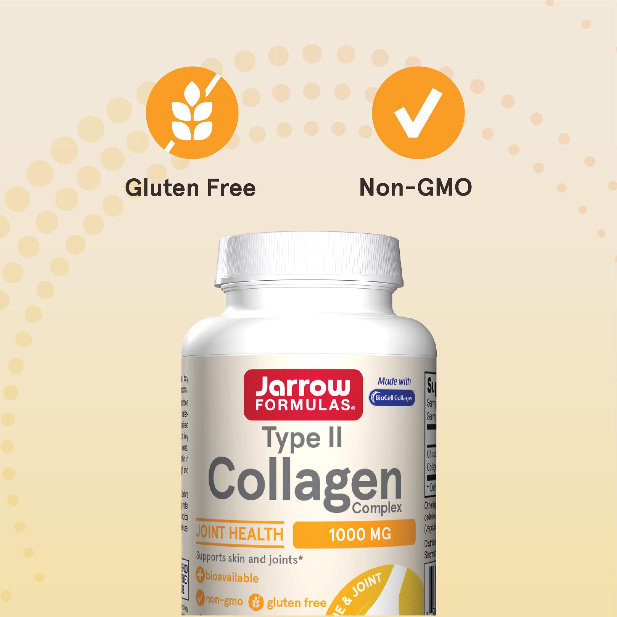 Jarrow Formulas® Type II Collagen Complex 1000 mg Supplements, Supports Skin and Joint Health, 60 Capsules, 30 Day Supply Jarrow Formulas buy supplements canada