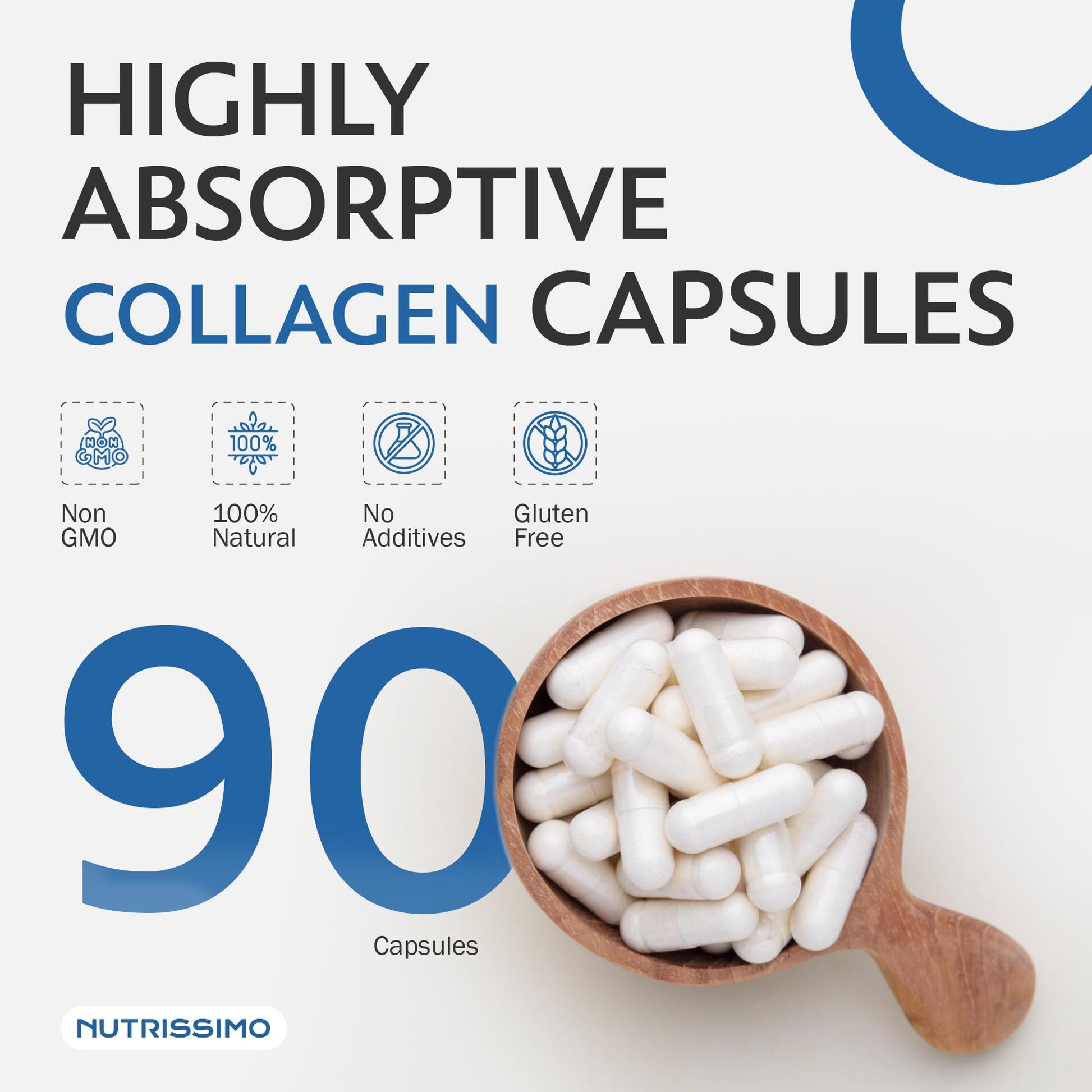 NUTRISSIMO Collagen + Hyaluronic Acid + Biotin + CoQ10 + Vitamins A, C (non-acidic), D and B12 + Zinc NUTRISSIMO buy supplements canada