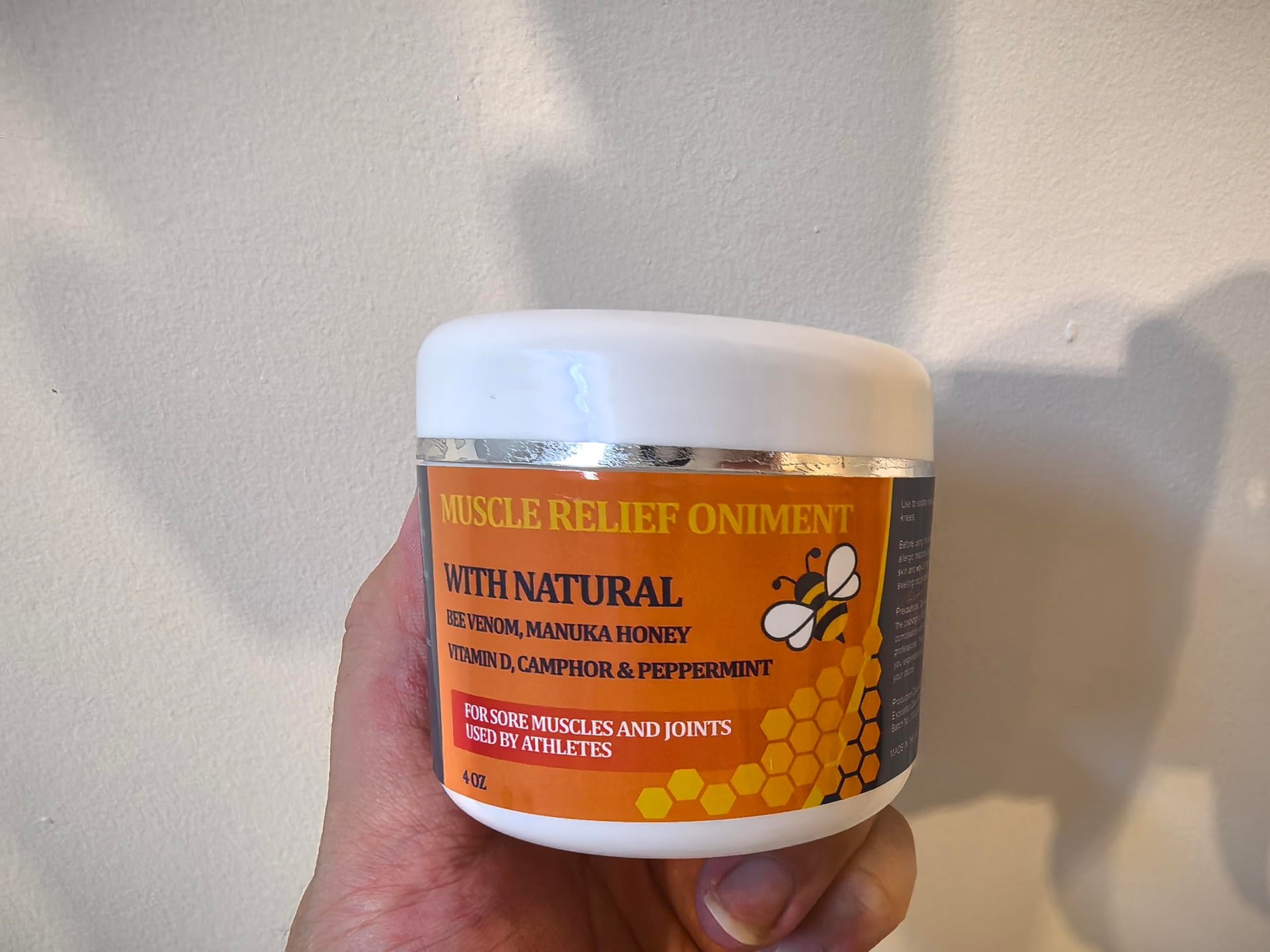 Beeswax and Honey Fast Acting Joint Muscle Bone Cream, Immediate Help for Back, Neck, Hand, Feet, Knee, Shoulder, Topical, Nerve, Plantar, Ankle, Foot Discomfort, Natural Added YOKOBBYES buy supplements canada