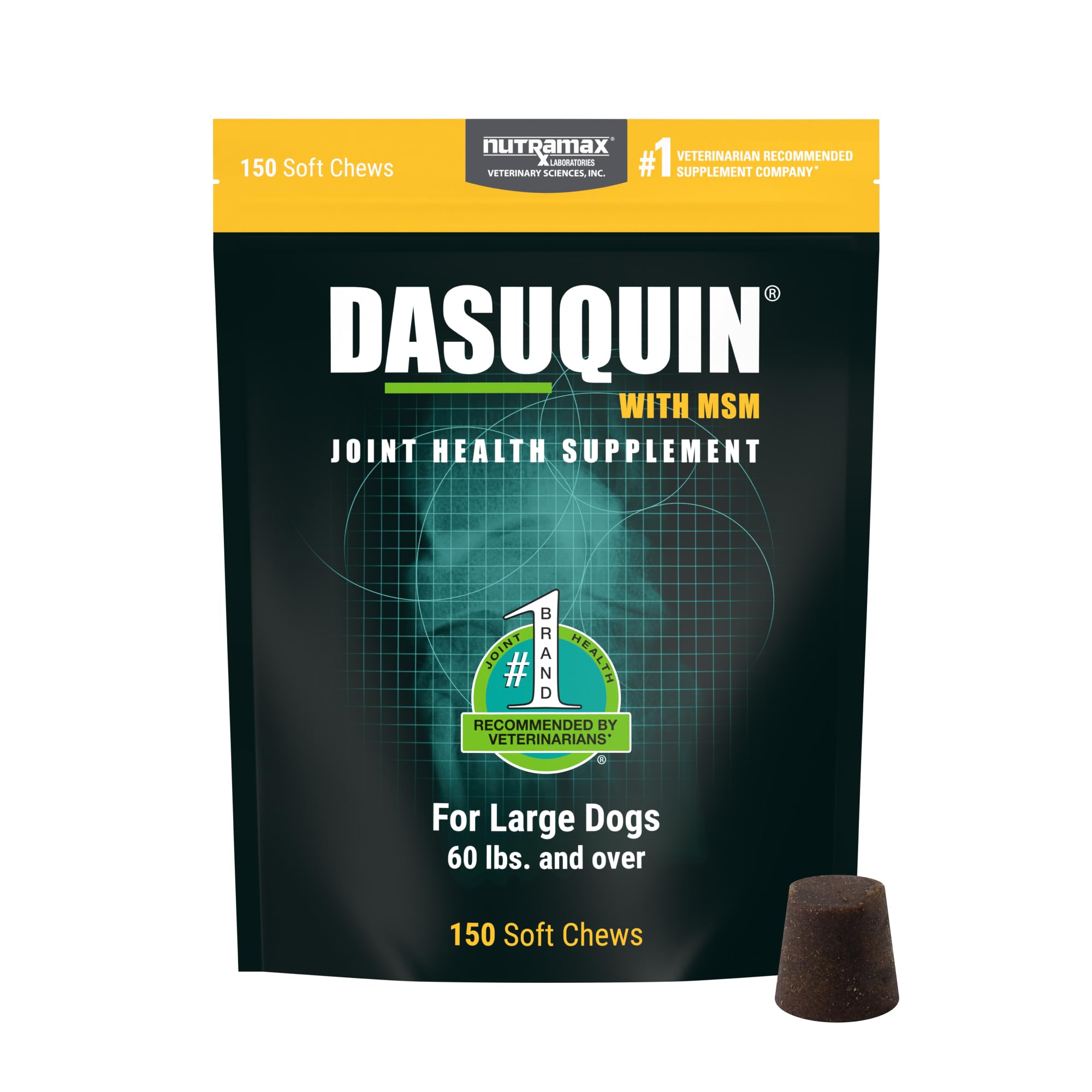 Nutramax Dasuquin for Large Dogs, Joint Health Supplement, Contains Glucosamine for Dogs, Plus Chondroitin, ASU, MSM and More, Supports Healthy Joints, Soft Chews, 150 Count Nutramax Laboratories buy supplements canada