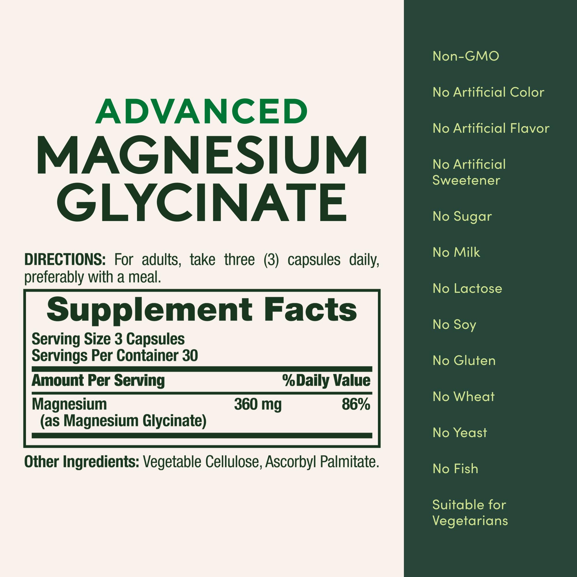 Nature's Bounty Calm Magnesium Glycinate Supplement - High Absorption Magnesium for Relaxed Mood, Heart & Bone Health, 90 Capsules Nature's Bounty buy supplements canada
