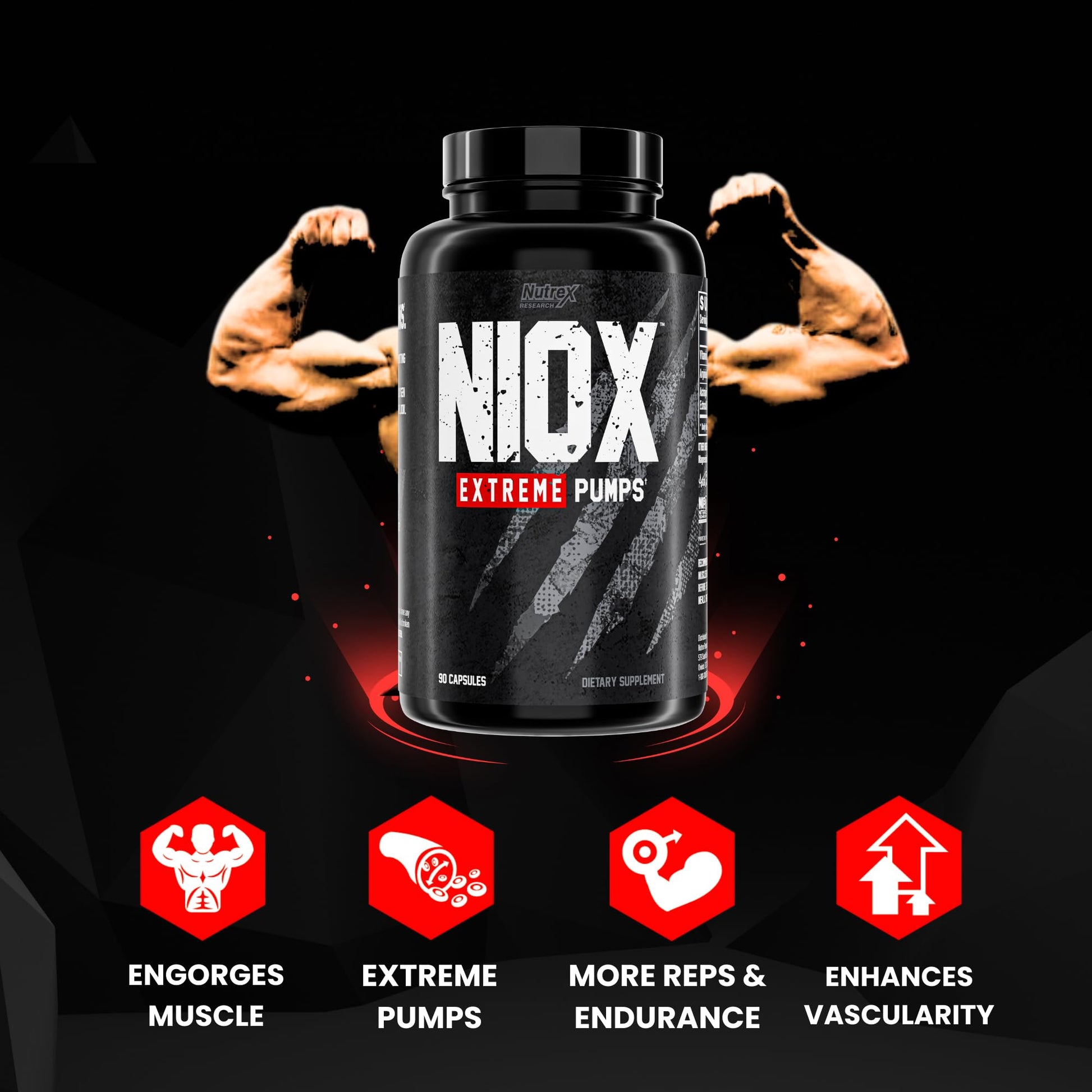 Nutrex Research NIOX Extreme Pumps - 180-Count Pre-Workout Pump Supplement Nutrex Research buy supplements canada