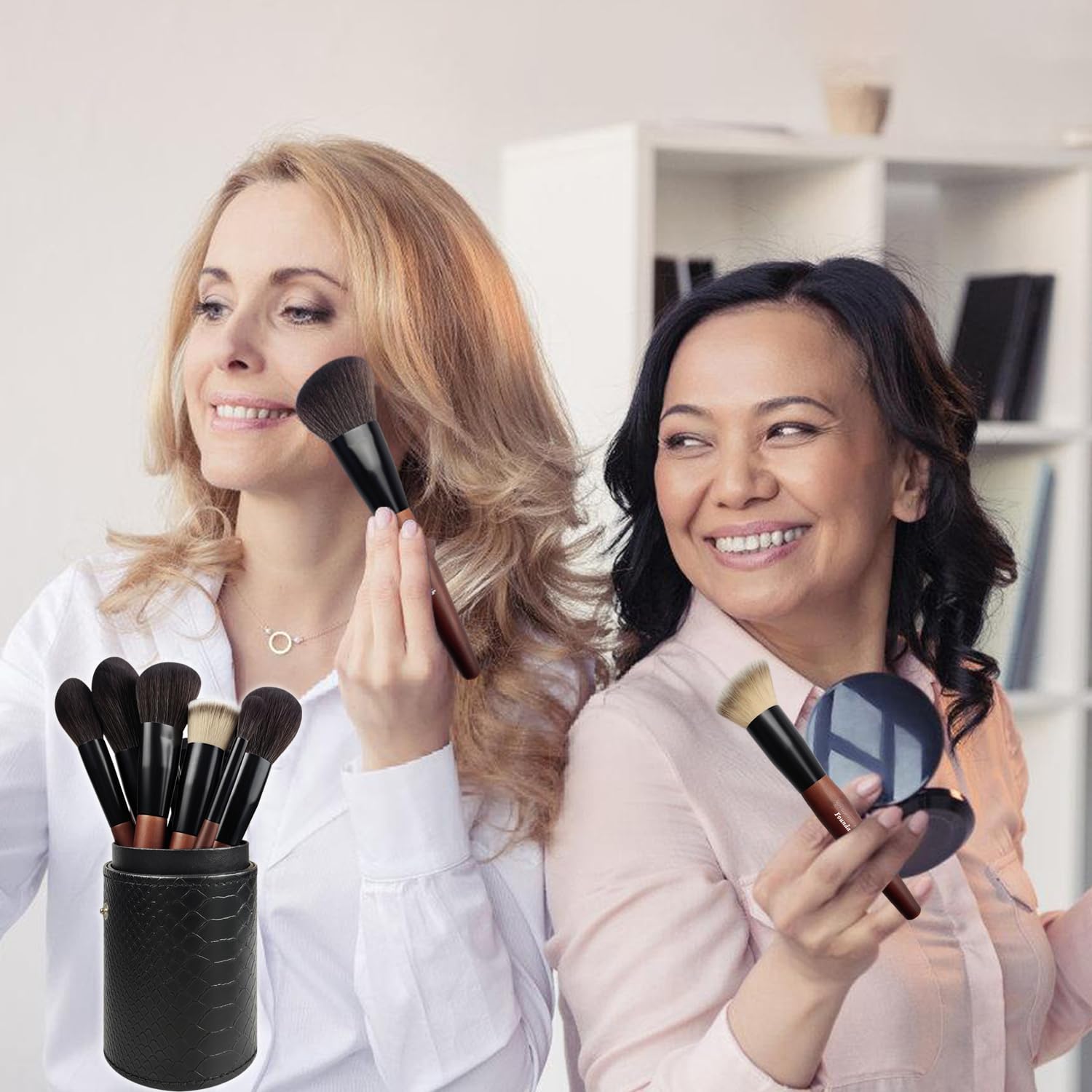 Makeup Brushes 16 Pcs Makeup Brush Set Professional, Wood Handle Travel Make Up Brushes Set with Case, Premium Cruelty-Free Synthetic Fiber Hair Makeup Brush Kit with Holder Zylsnice buy supplements canada