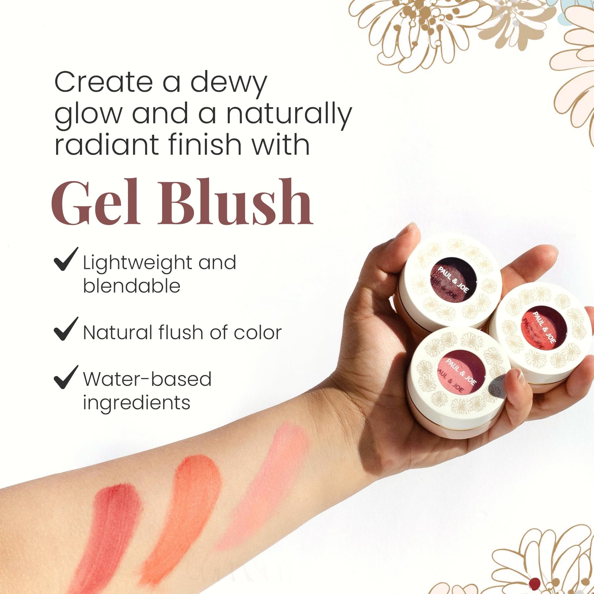 Paul & Joe Gel Blush, Bright and Buildable Blush Makeup, Water-Based Gel Makeup Blush with Hydrating Oils for Dewy, Radiant Finish, Garnet and Wine Red Cheek Tint, 05 Sommeliere, 0.71 oz Paul & Joe buy supplements canada