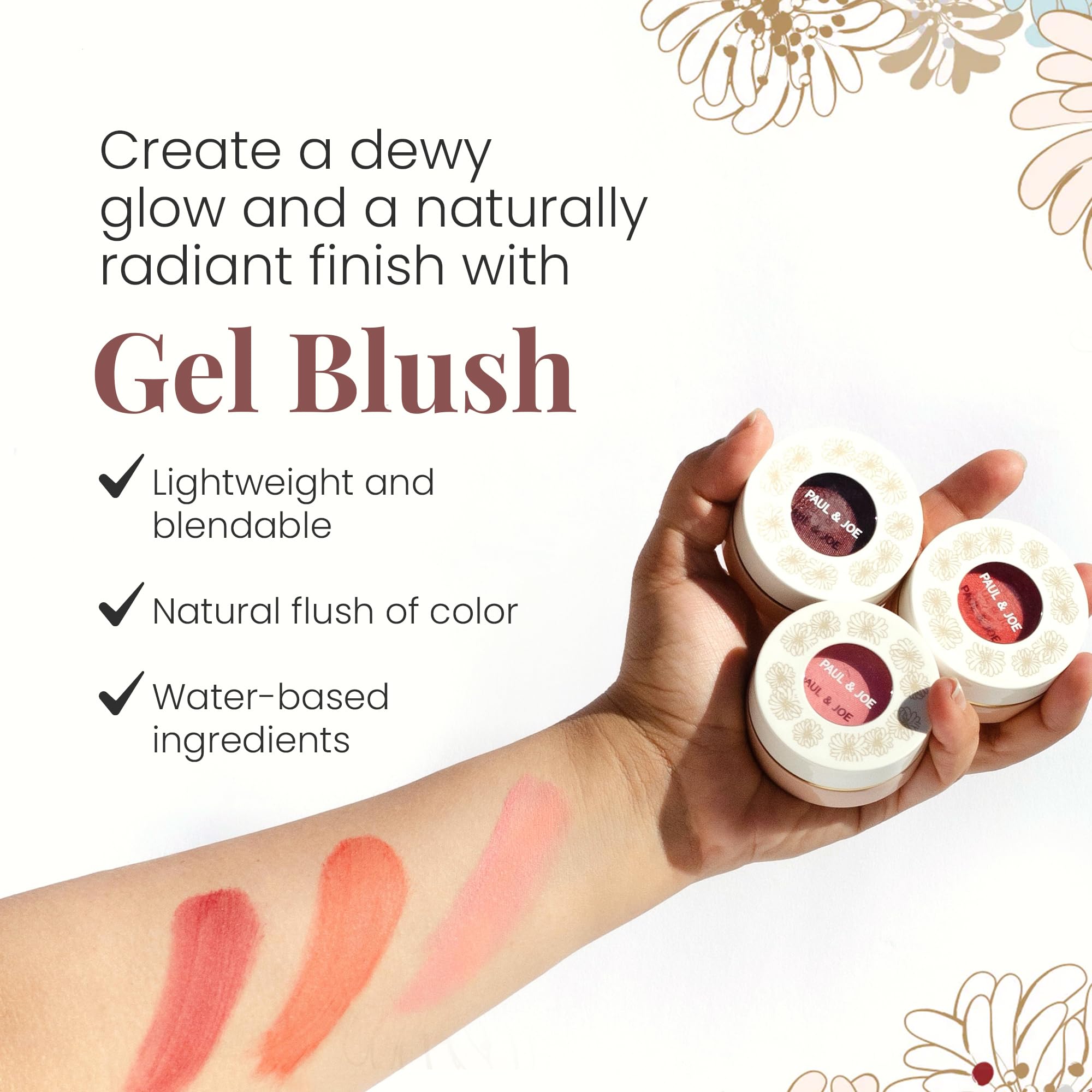 Paul & Joe Gel Blush, Bright and Buildable Blush Makeup, Water-Based Gel Makeup Blush with Hydrating Oils for Dewy, Radiant Finish, Garnet and Wine Red Cheek Tint, 05 Sommeliere, 0.71 oz Paul & Joe buy supplements canada