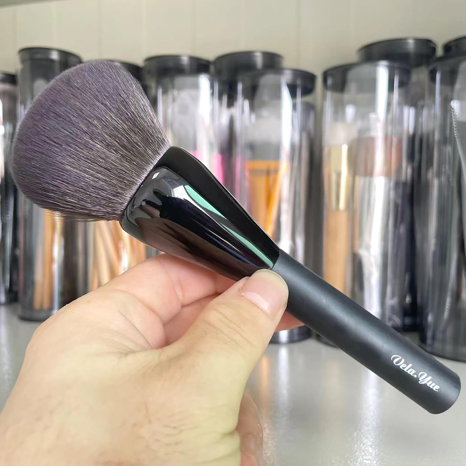 Vela.Yue Large Powder Brush Soft Face Loose Mineral Foundation Blusher Bronzer Makeup Brush Vela.Yue buy supplements canada