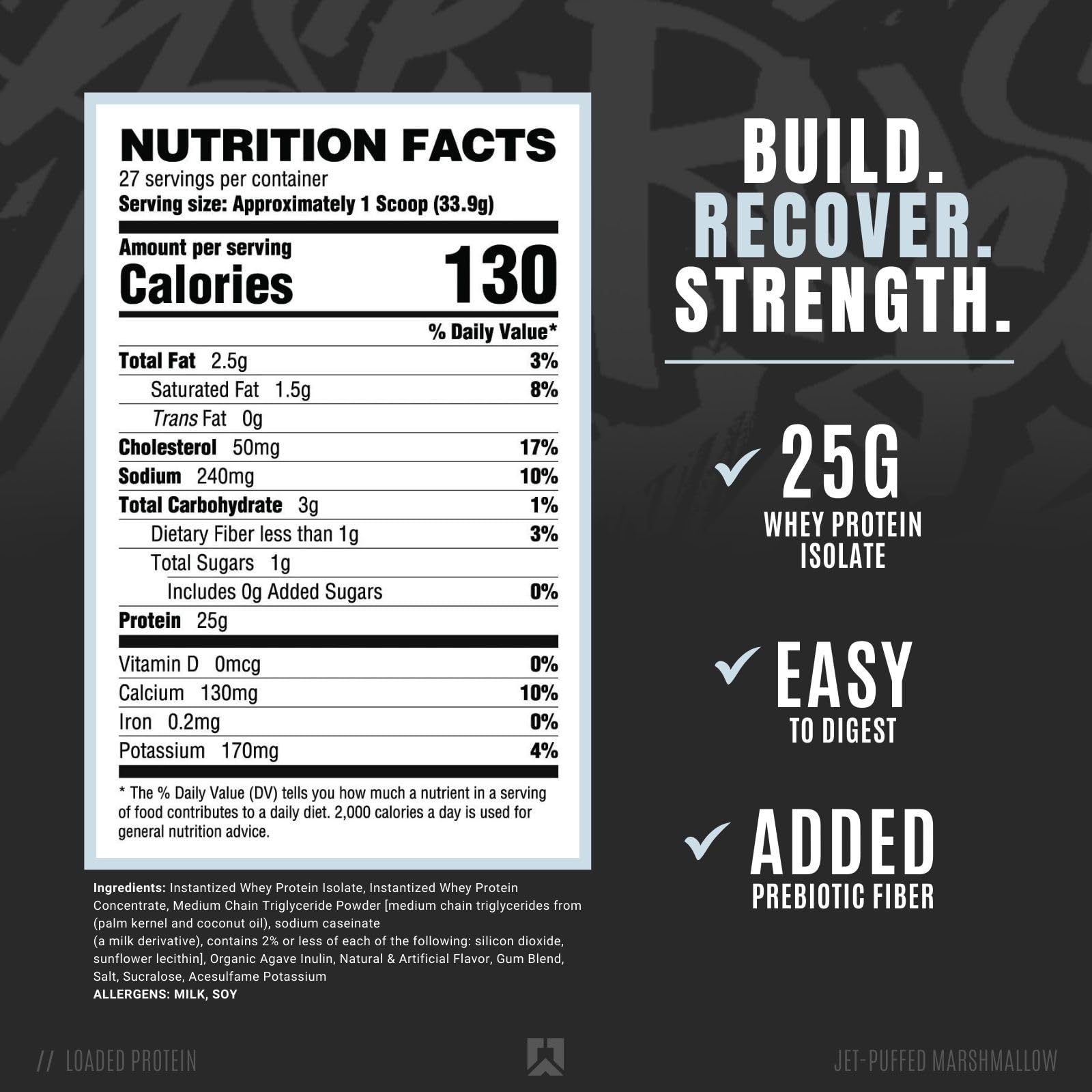 RYSE Up Supplements Loaded Protein Powder | 25g Whey Protein Isolate & Concentrate RYSE Up Supplements buy supplements canada