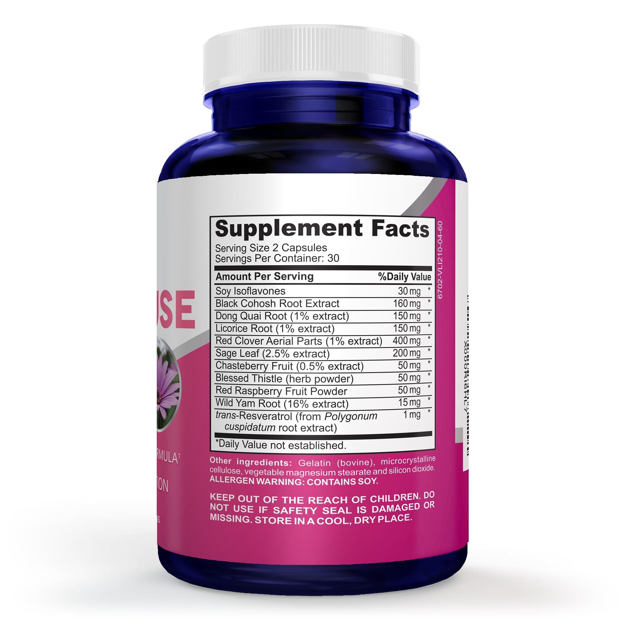 NusaPure Menopause Complex : Black Cohosh and Herbal Ingredients - 60 Capsules NusaPure buy supplements canada