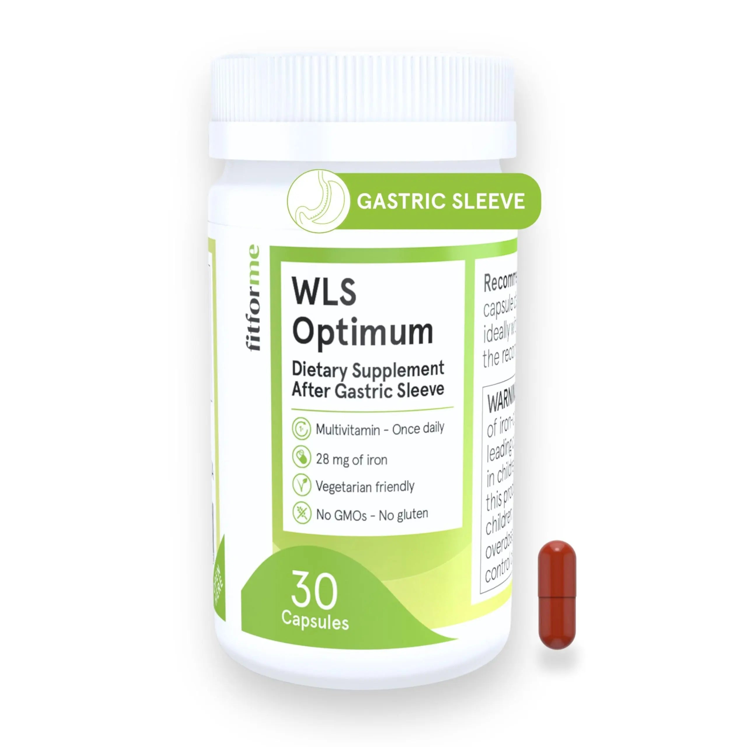 FitForMe Bariatric Multivitamin, Tailored for Gastric Sleeve Surgery – One-a-Day Capsule, 30-Day Supply, Easy-to-Swallow WLS Optimum Capsule FitForMe buy supplements canada