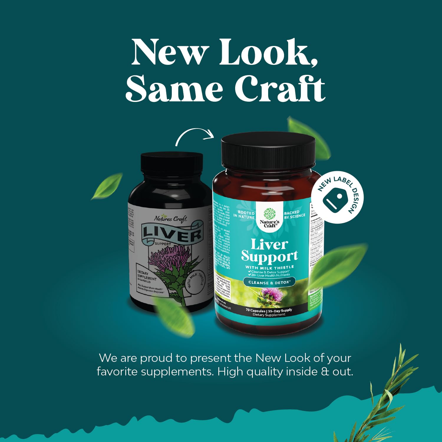 Liver Cleanse Detox & Repair Formula - Herbal Liver Support Supplement Natures Craft buy supplements canada
