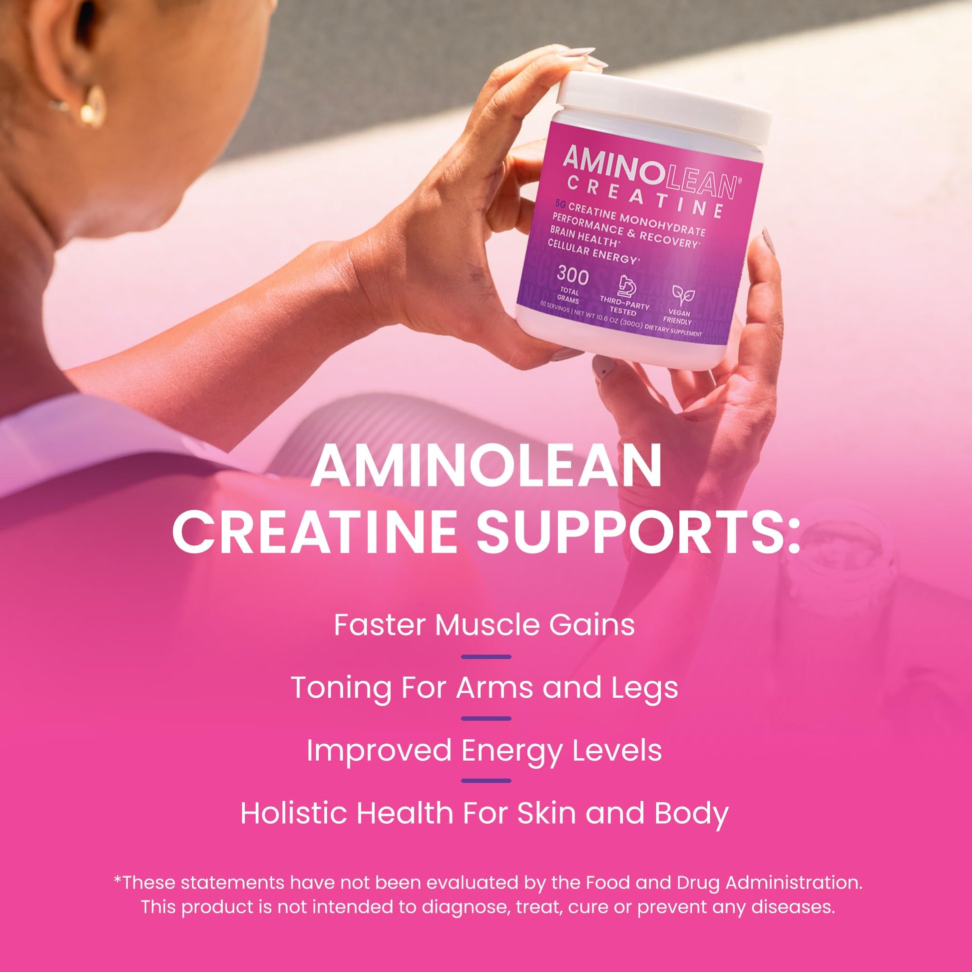 AminoLean Creatine for Women and Men, Pure Micronized Creatine Monohydrate Powder Supplement for Muscle Toning, Mood Support, Energy Boost, and Brain Health, 300g RSP NUTRITION buy supplements canada
