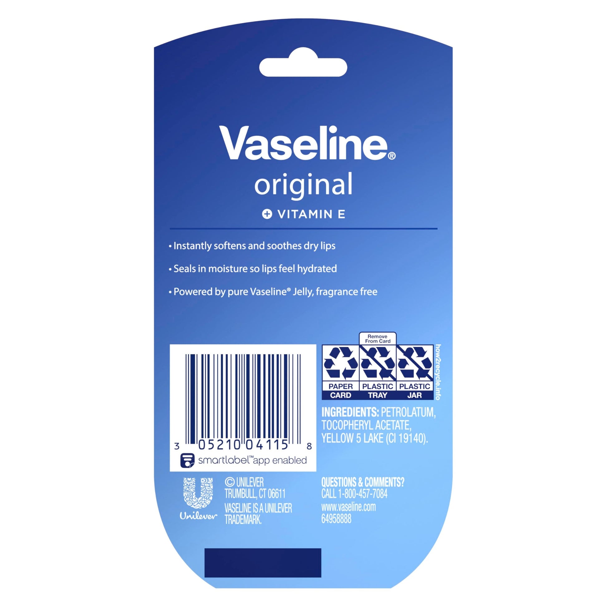 Vaseline Lip Therapy 2 Pack Original Mini For Dry, Chapped Lips Hydrating Lip Balm 0.5 oz Vaseline buy supplements canada