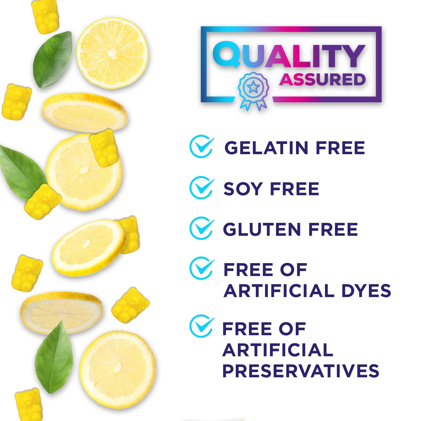 Hydration Electrolyte Gummies - Daily Liquid Replenisher Gummy - Electrolyte Multiplier with Minerals, Potassium & Real Salt - Vegan, Non-GMO - Tasty Lemon Flavor Hydration Electrolytes Nature's Nutrition buy supplements canada