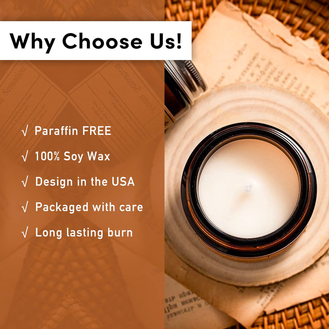 Annye White Tea Scented Candles, Organic Soy Candle for Home Scented, Hand-Poured Jar Candle Annye buy supplements canada