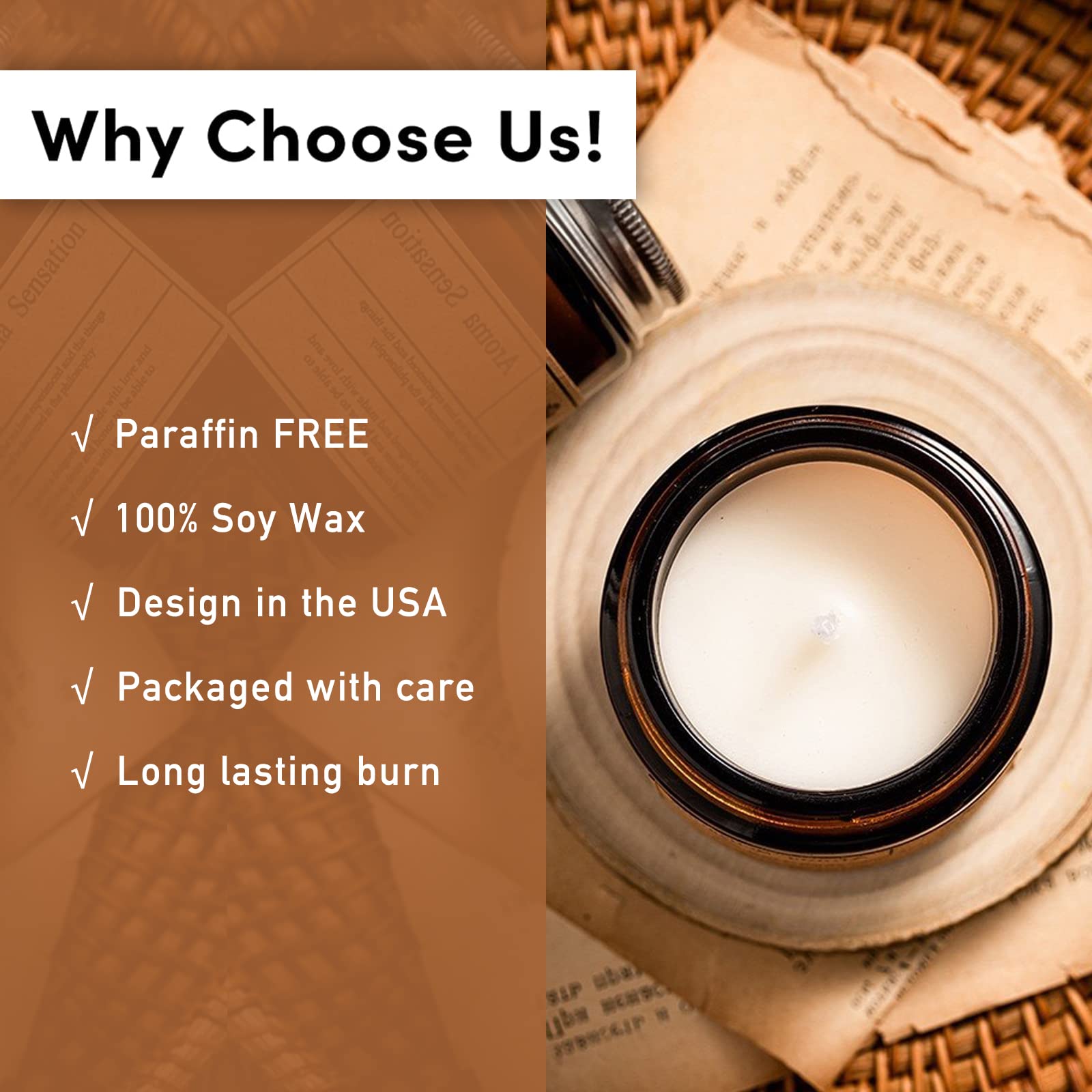 Annye White Tea Scented Candles, Organic Soy Candle for Home Scented, Hand-Poured Jar Candle Annye buy supplements canada