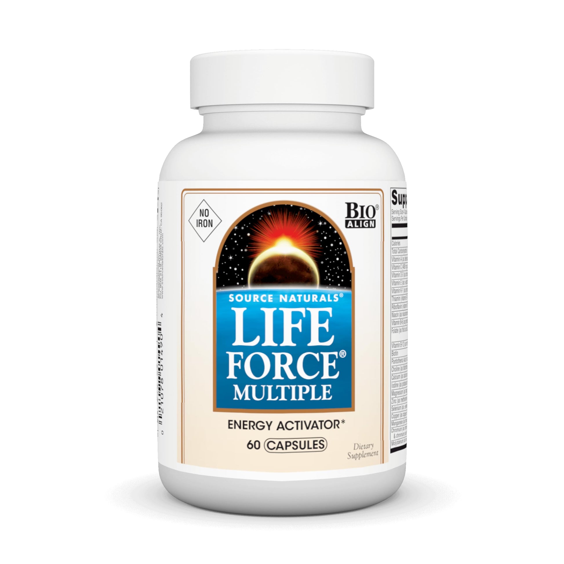 Source Naturals Life Force Multiple Iron Free Daily Multivitamin High Potency Essential Vitamins, Minerals, Antioxidants & Nutrients - Energy & Immune Boost* - 60 Capsules Source Naturals buy supplements canada