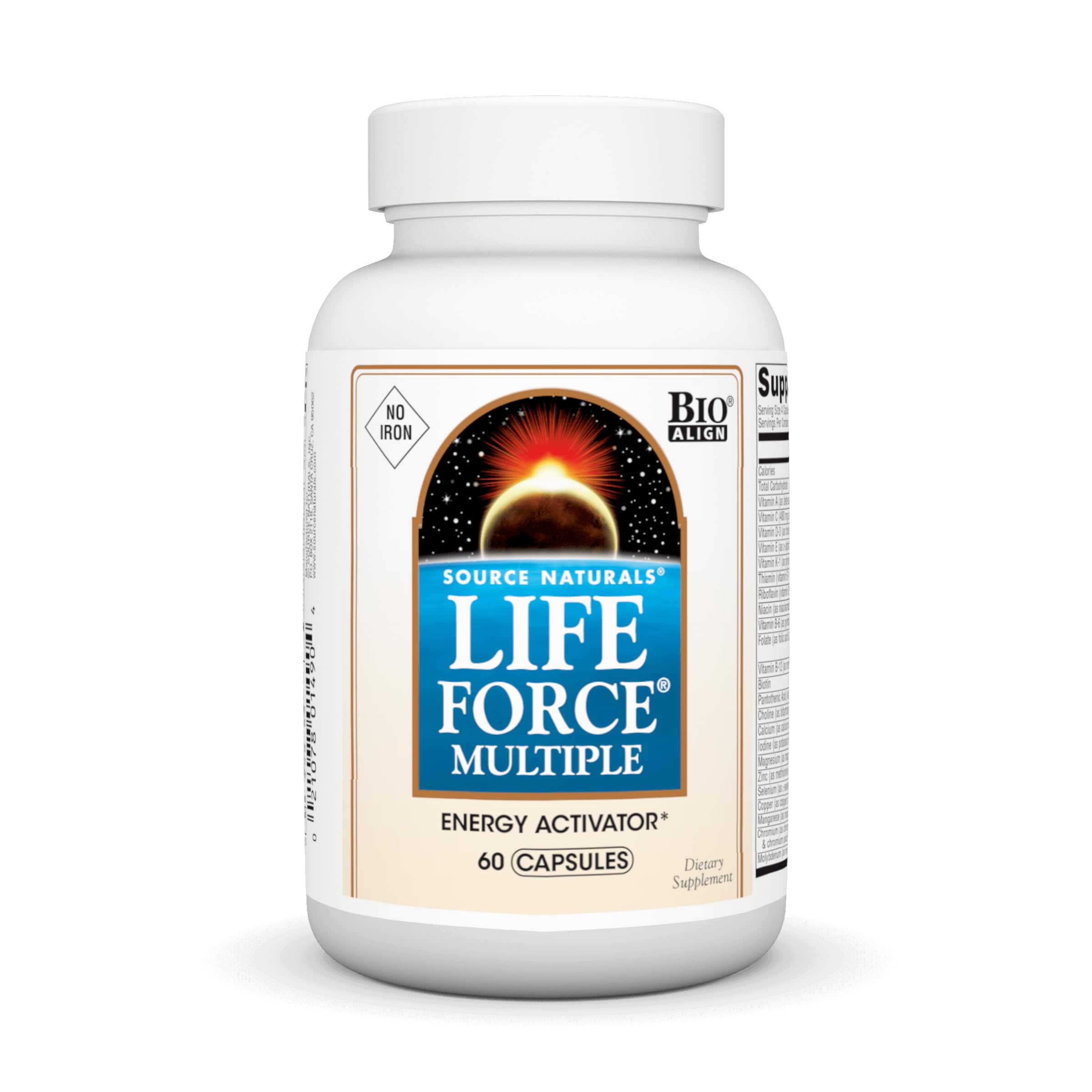 Source Naturals Life Force Multiple Iron Free Daily Multivitamin High Potency Essential Vitamins, Minerals, Antioxidants & Nutrients - Energy & Immune Boost* - 60 Capsules Source Naturals buy supplements canada