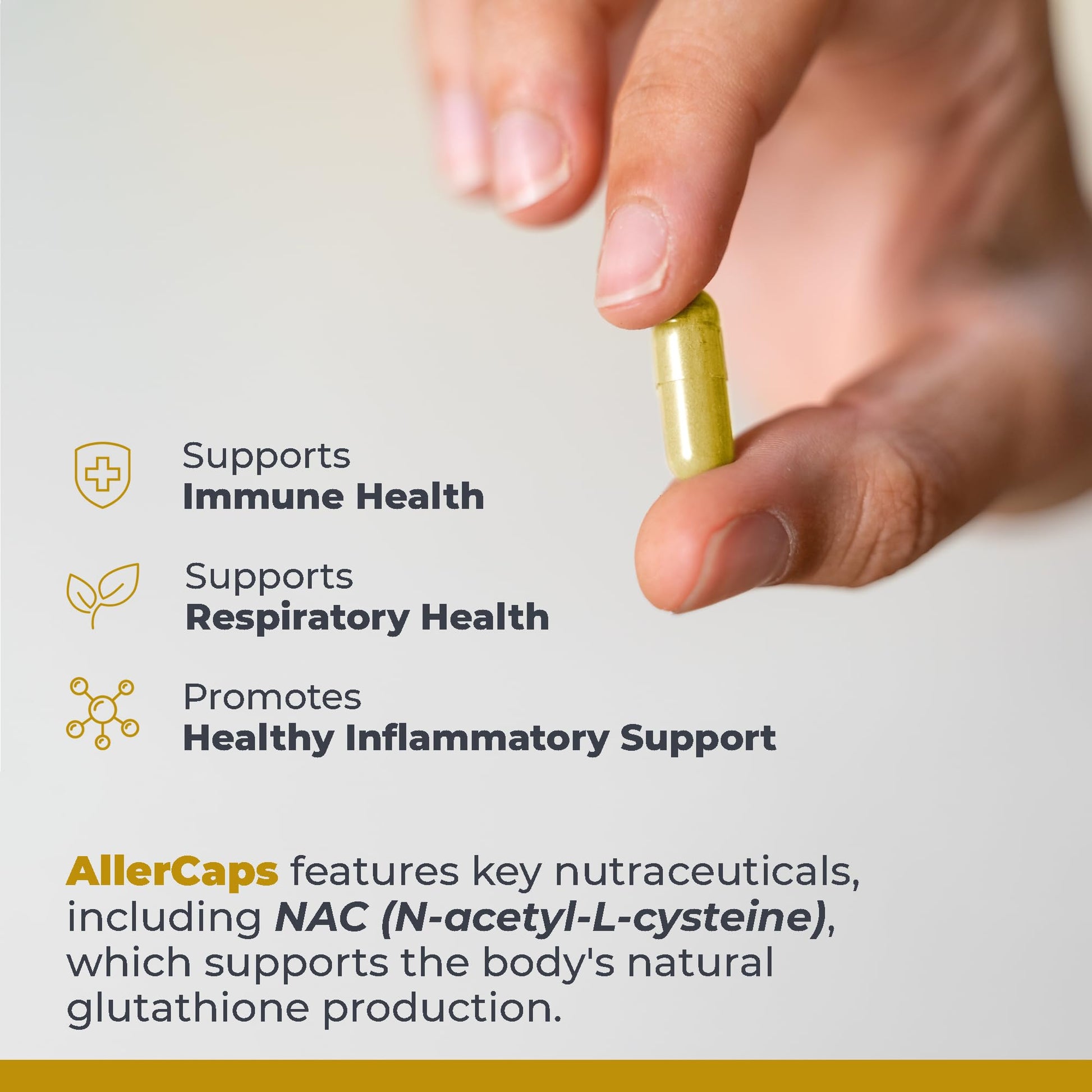 Premier Research Labs AllerCaps - A Lung Health Supplement with NAC/N-Acetyl Cysteine, Featuring Bromelain, Reishi Mushroom & Quertecin, Immune Support Formula - 60 Vegetarian Capsules Premier Research Labs buy supplements canada