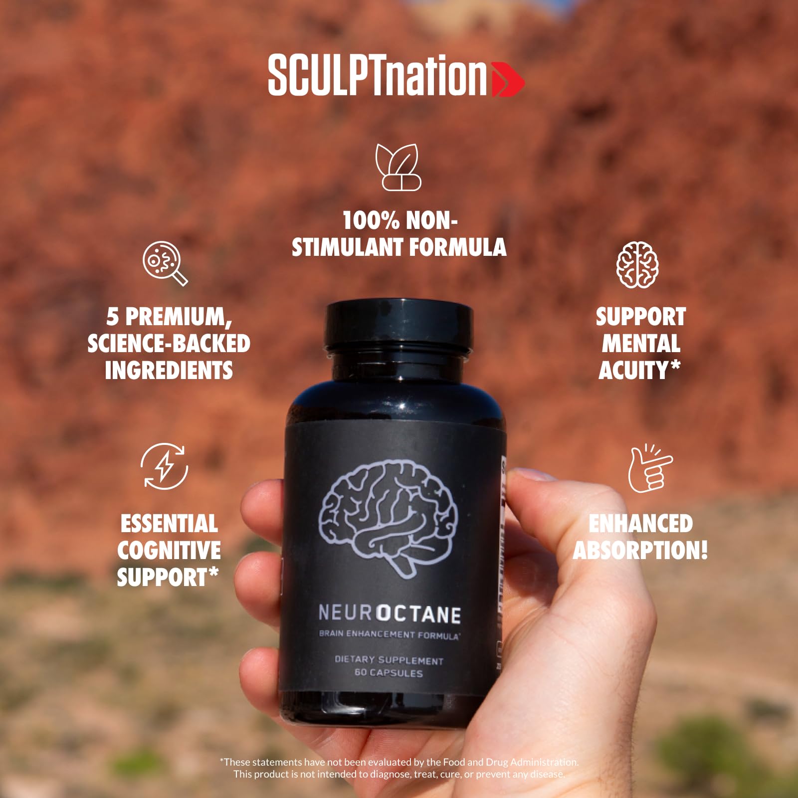 Sculpt Nation by V Shred Neuroctane Nootropic Brain Supplement for Concentration Sculpt Nation buy supplements canada