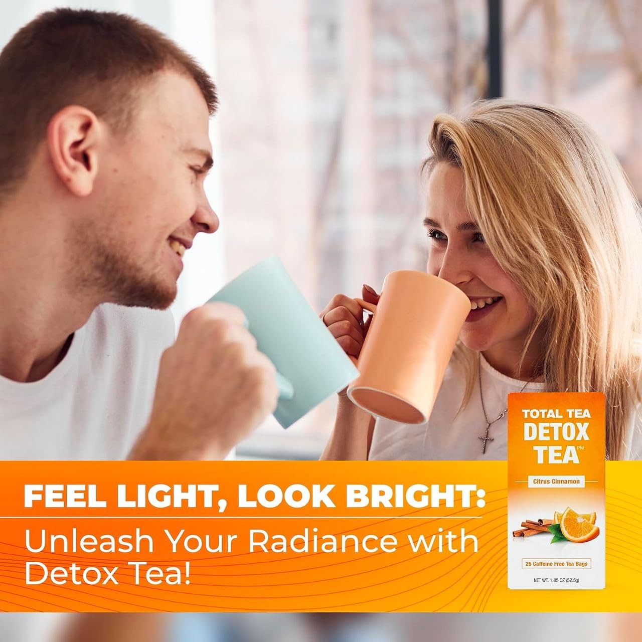 Detox Tea Caffeine Free, Herbal Tea with Chamomile, Hibiscus Tea and Ginger Root Total Tea buy supplements canada
