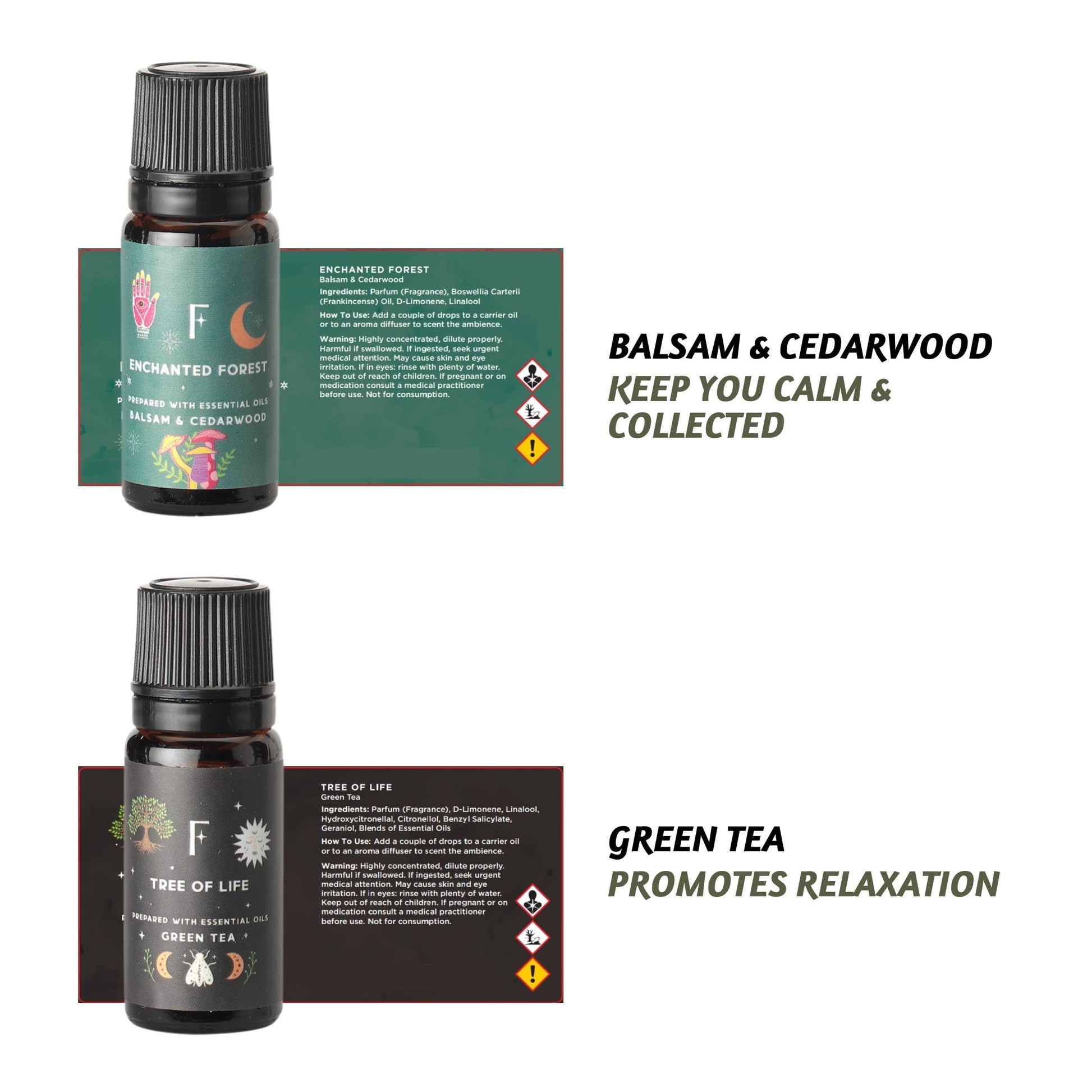 Folkulture Essential Oil Set for Diffuser, Set of 6, Aromatherapy Diffuser Oil Scents for Home Folkulture buy supplements canada