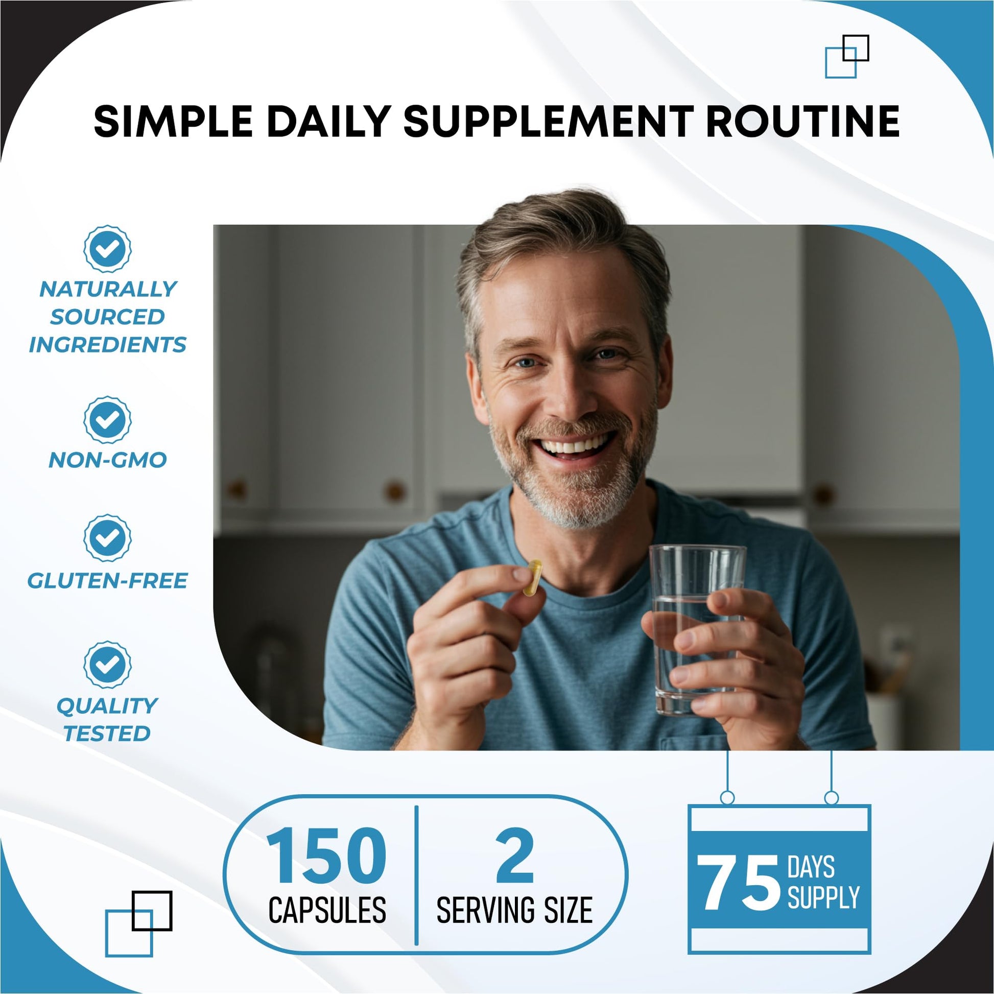 GUDOMET CORTISOL Wellness Magnesium Ashwagandha L-Theanine Phosphatidylserine Rhodiola Rosea Passionflower Lavender Chamomile -150 Capsules GUDOMET buy supplements canada