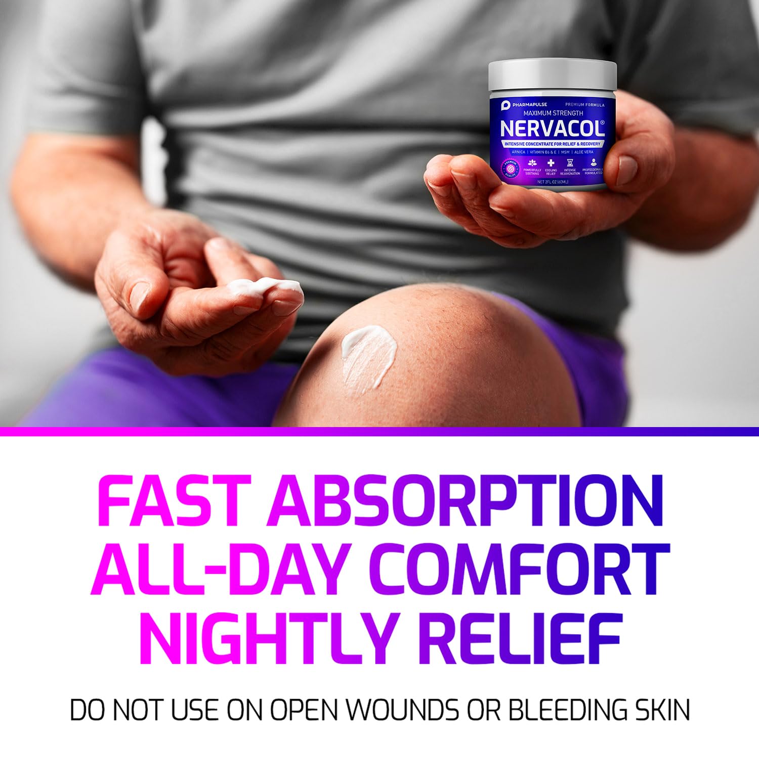 Pharmapulse Neuropathy Nerve Therapy & Relief Cream - Maximum Strength Relief Cream for Foot, Hands, Legs, Toes Includes Alpha Lipoic Acid, Arnica, Vitamin B6, Aloe Vera, MSM - Effective Soothing 4oz Pharmapulse buy supplements canada