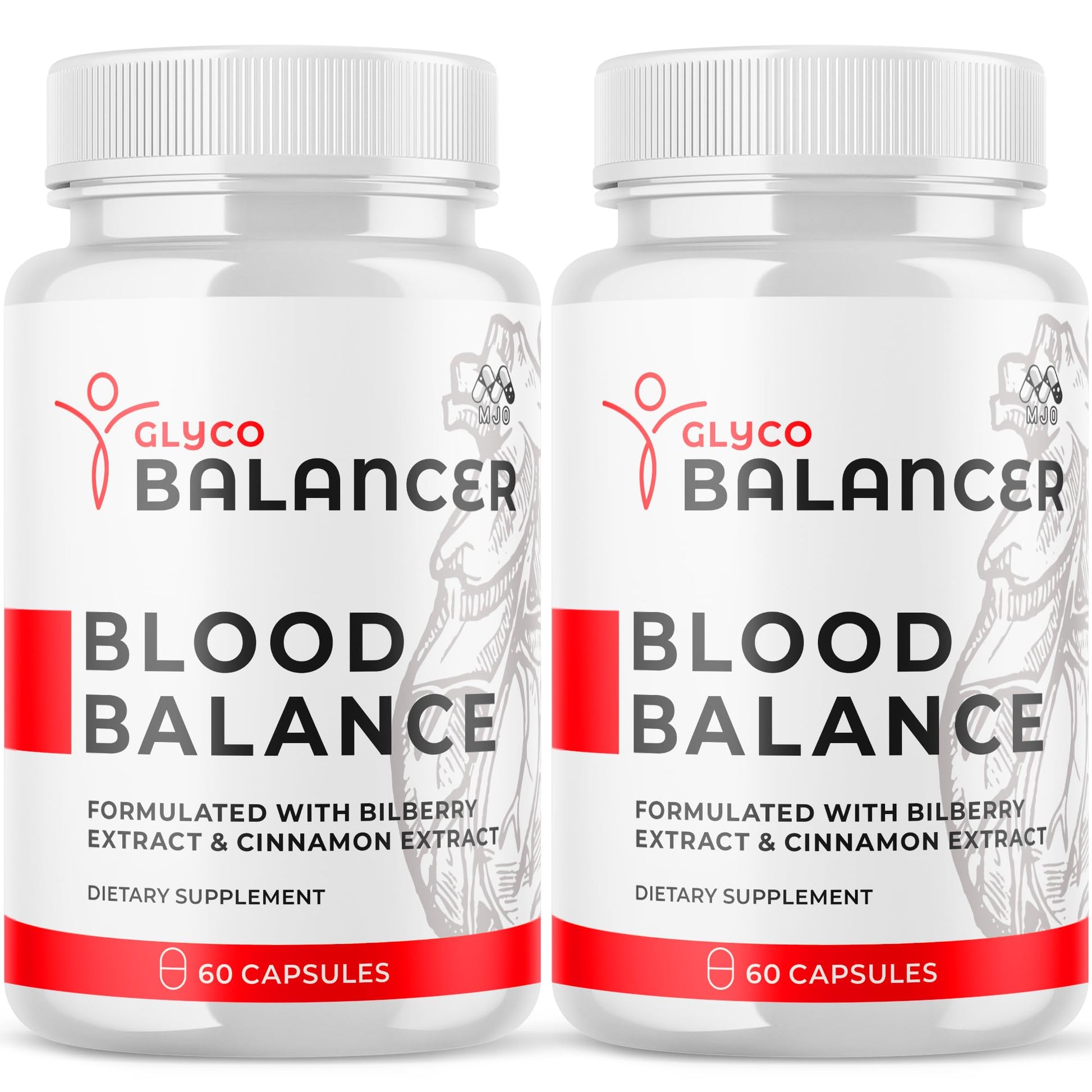 (2 Pack) Glyco Balancer Capsules, Official GlycoBalancer Health Support Pills with All Natural Ingredients, Glyco Balancer Advanced Health Support with Premium Vitamins for Women & Men (120 Capsules) MJO buy supplements canada