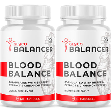 (2 Pack) Glyco Balancer Capsules, Official GlycoBalancer Health Support Pills with All Natural Ingredients, Glyco Balancer Advanced Health Support with Premium Vitamins for Women & Men (120 Capsules) MJO buy supplements canada