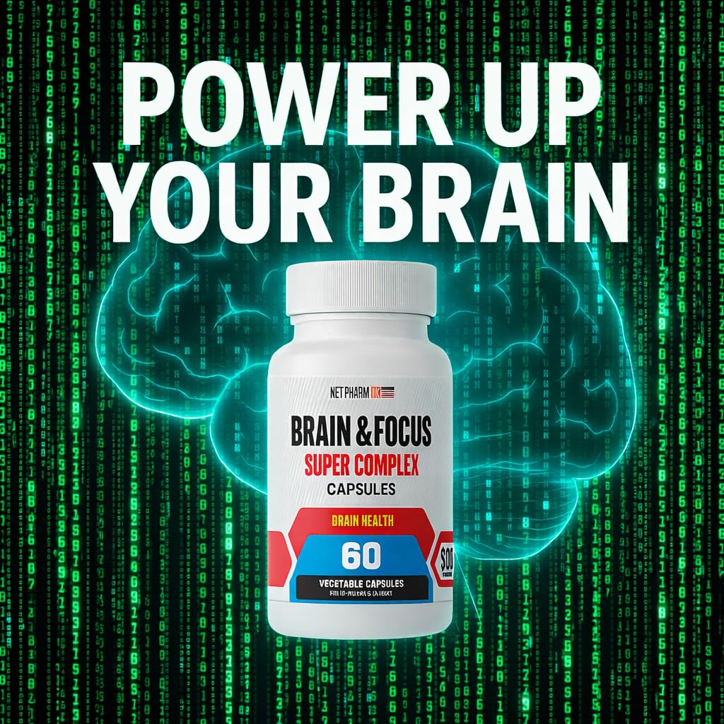 MetpharmUSA Brain & Focus Nootropic Super Complex Supplement for Brain Support and Performance, Improved Focus Memory and Mental Performance MetpharmUSA buy supplements canada
