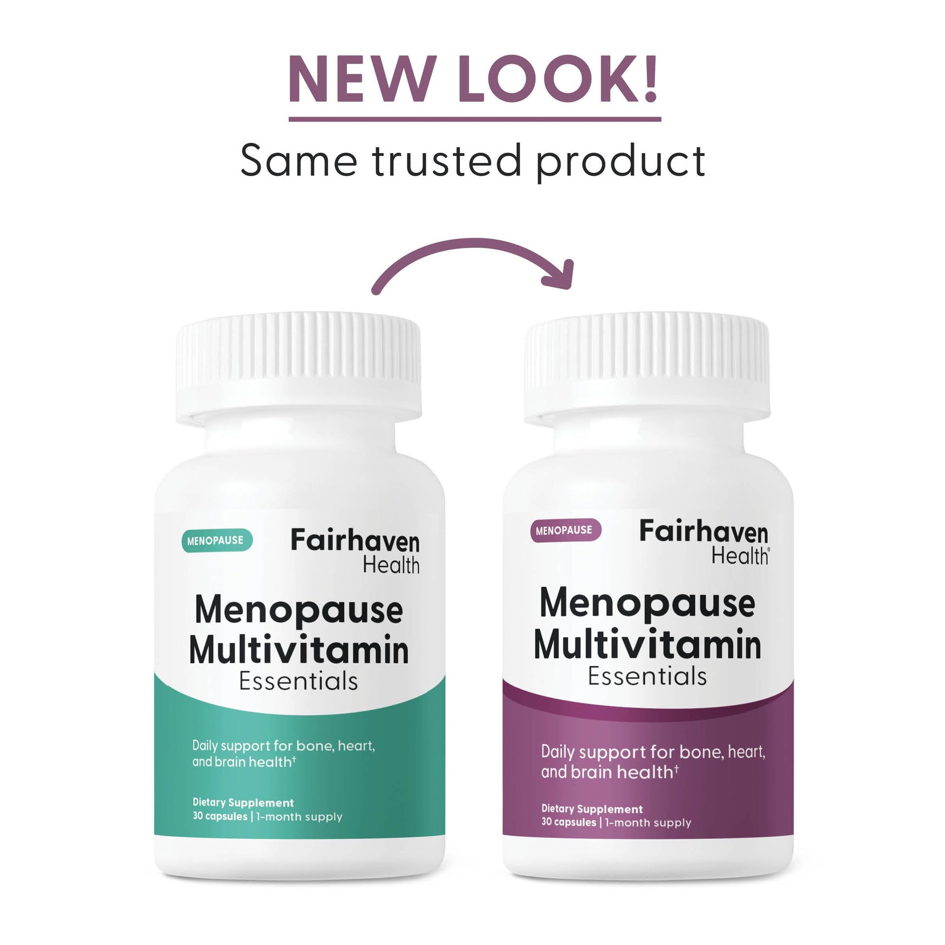 Fairhaven Health Menopause Multivitamin Essentials | Hormone Free Menopause Supplements for Women | Methylated Multivitamin for Women 50 and Over | Non-GMO | Perimenopause Supplements | 30 Capsules Fairhaven Health buy supplements canada