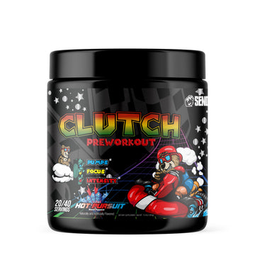 Sender Brand Clutch Hot Pursuit - High-Stim Pre-Workout Powerhouse with Beta Alanine Sender buy supplements canada
