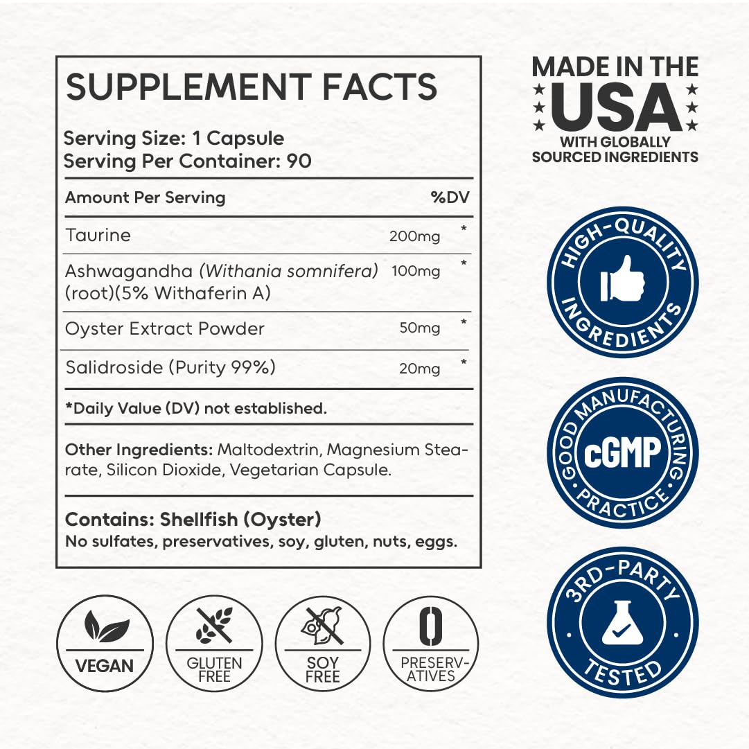 NEUMINA Men's Energy & Immune Complex, Energy Production, Fatigue Relief, Stress Support, Immune Health, Non-GMO, Made in USA, 90 Servings NEUMINA buy supplements canada