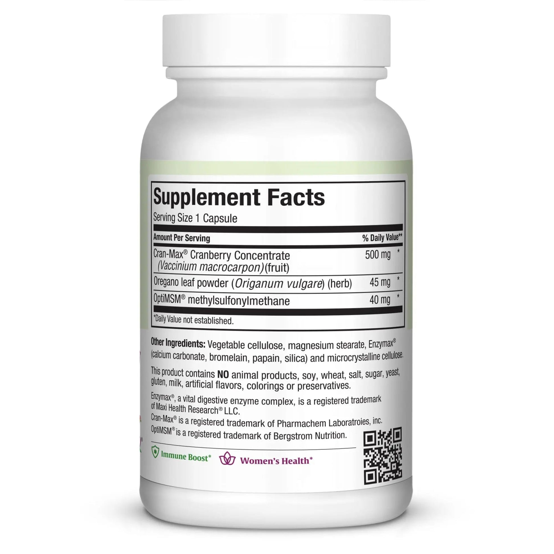 Maxi Health Cranberry Supplement for Urinary Tract & Immune Boost – Cranberry Pills for Women and Men with MSM & Oregano – 120 Capsules Maxi Health buy supplements canada