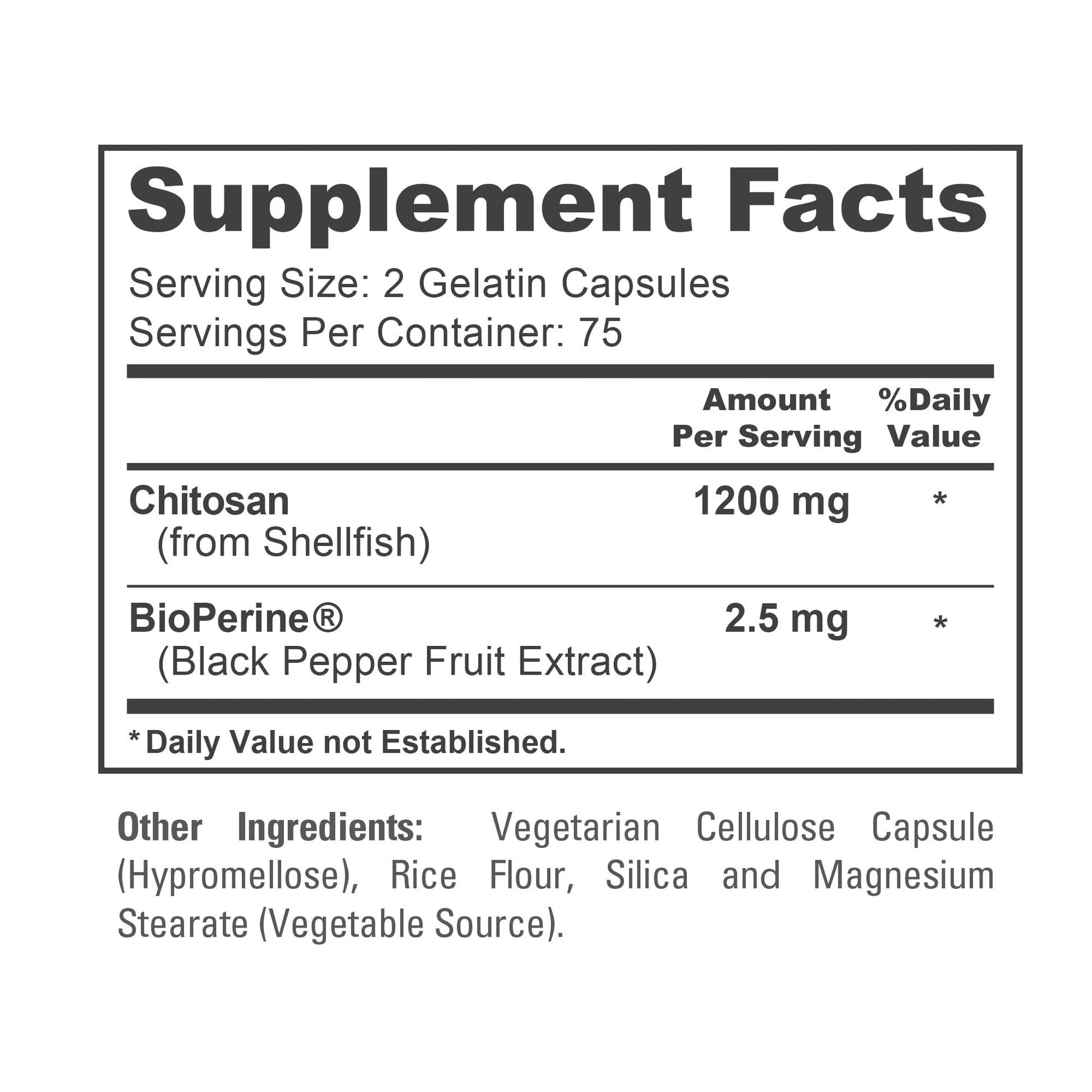 NusaPure Chitosan 1200mg 150 Caps (Non-GMO & Soyfree) with Bioperine NusaPure buy supplements canada