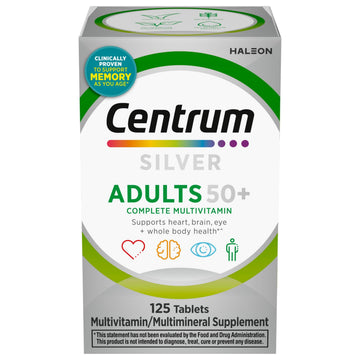 Centrum Silver Multivitamin for Adults 50 Plus, Multivitamin/Multimineral Supplement, Vitamin D3, B-Vitamins, Gluten Free Centrum buy supplements canada