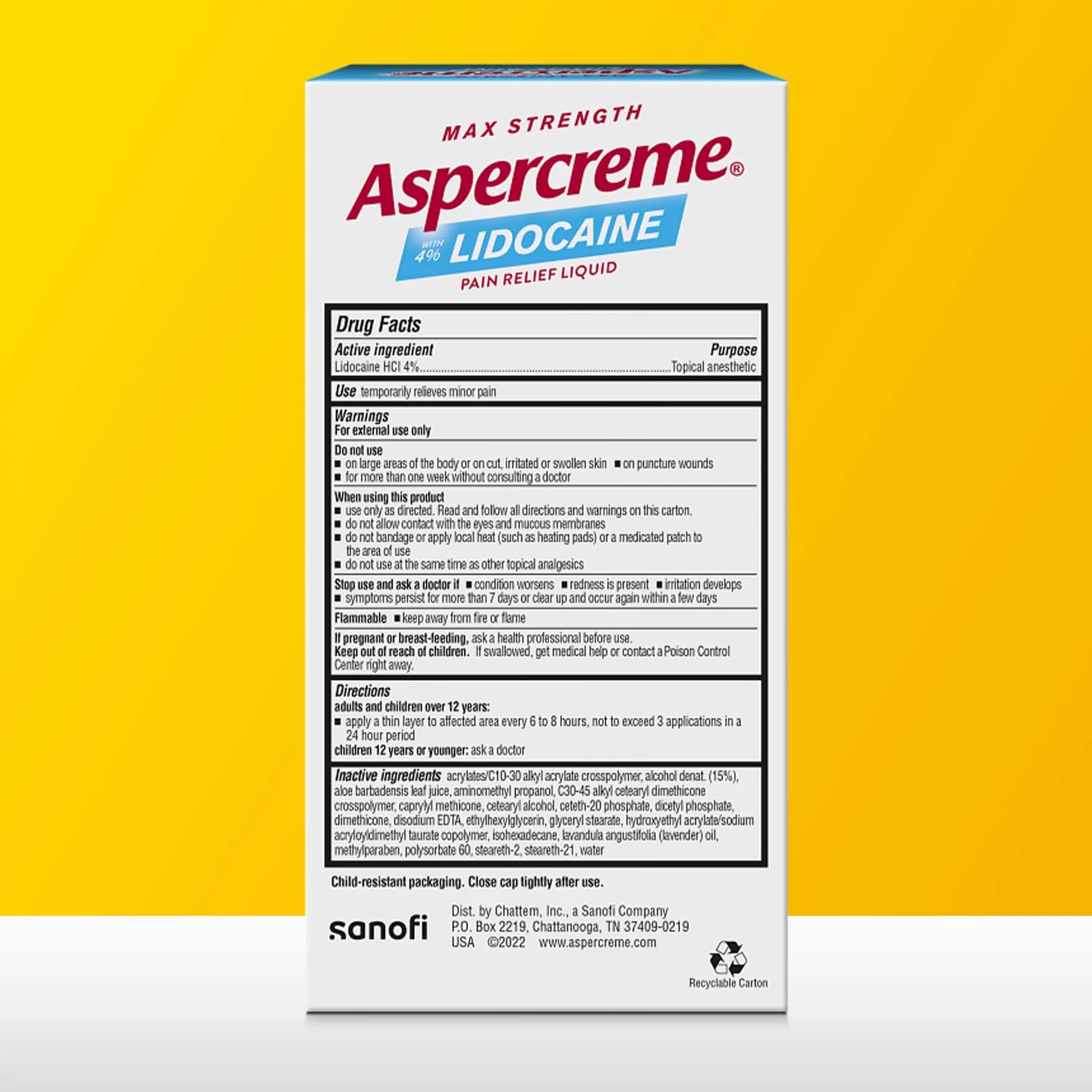 Aspercreme Essential Oils Lidocaine Pain Relief with No-Mess Roll-On Applicator, Max-Strength Lidocaine Numbs Away Nerve Pain, Moisturizing Aloe Hydrates Skin, Lavender, 2.5 Oz., 2pk Aspercreme buy supplements canada