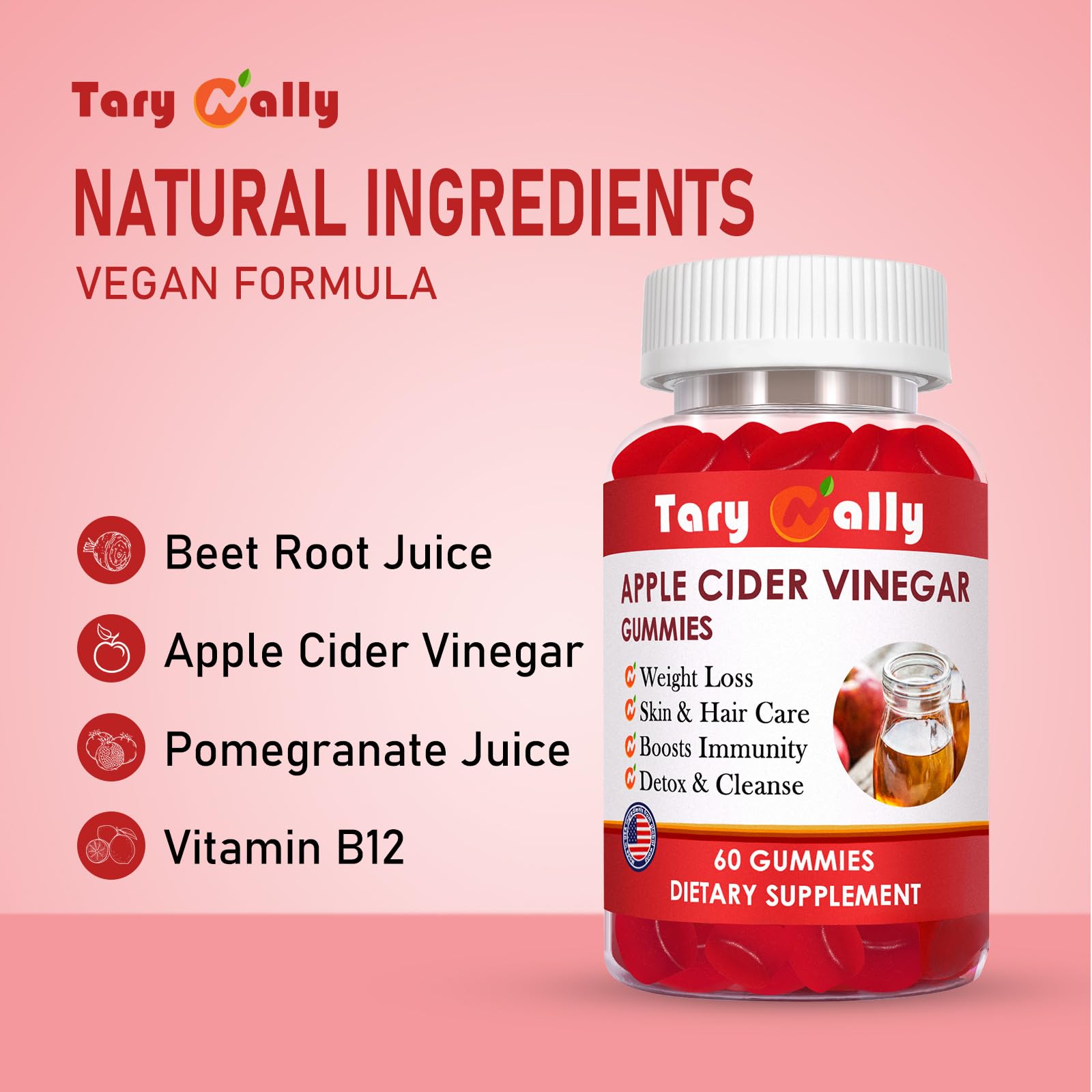 Apple Cider Vinegar Gummies Keto ACV Gummies for Weight Loss and Belly Fat Tary Nally buy supplements canada
