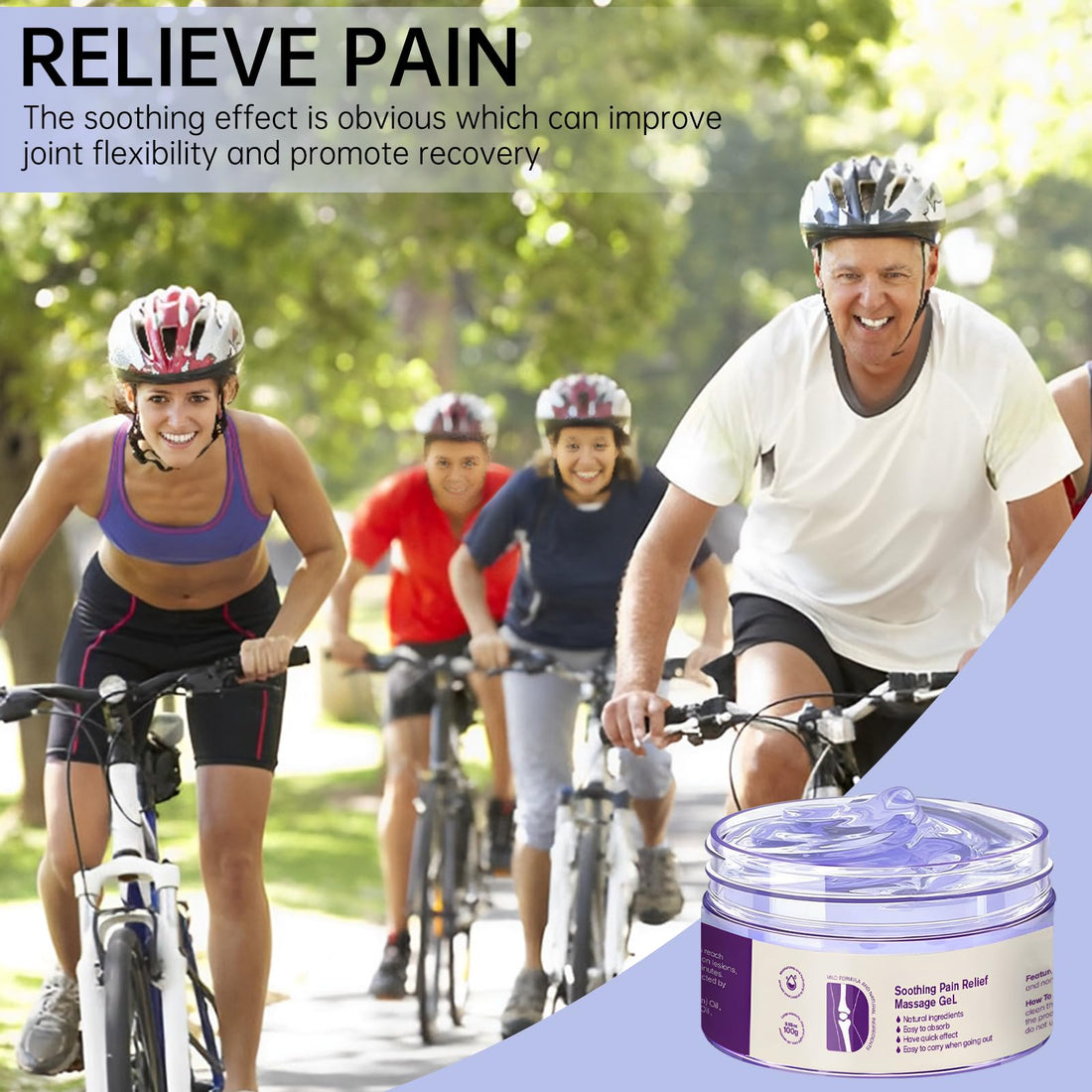 2PCS Kresin Joint Pain Gel Purple Gel,Soothing Pain Relief MassageGel,Purple Joint Repair Cream,Effective Soothesfor Back, Neck, Hands, and Feet MEIEGOU buy supplements canada