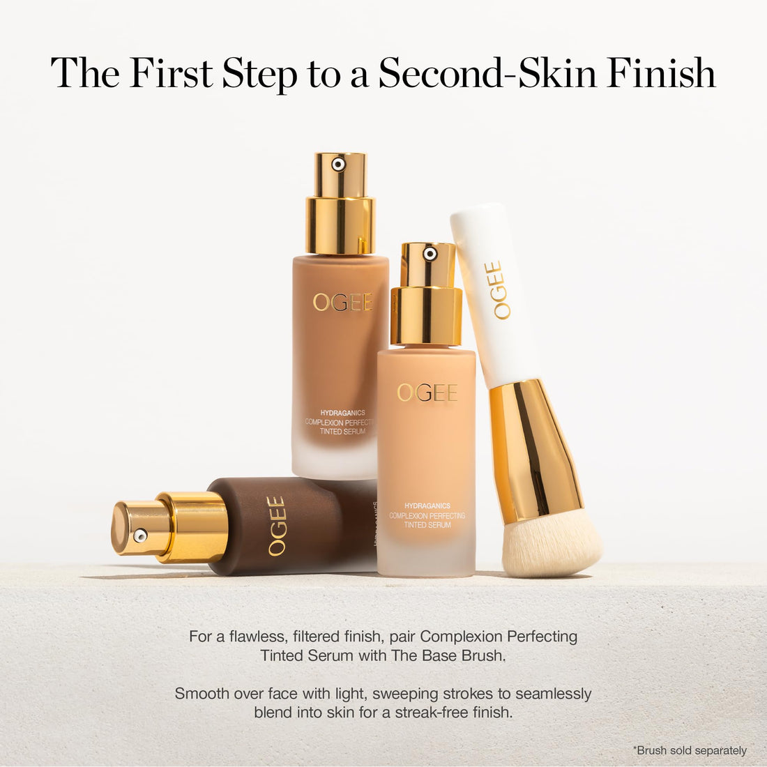 Ogee Complexion Perfecting Liquid Foundation - Lightweight Tinted Moisturizer For Face (Spruce 12.75N - Deep, Bronze Undertones) - with Vitamin C & Jojoba Oil - Certified Organic & Made in USA Ogee buy supplements canada