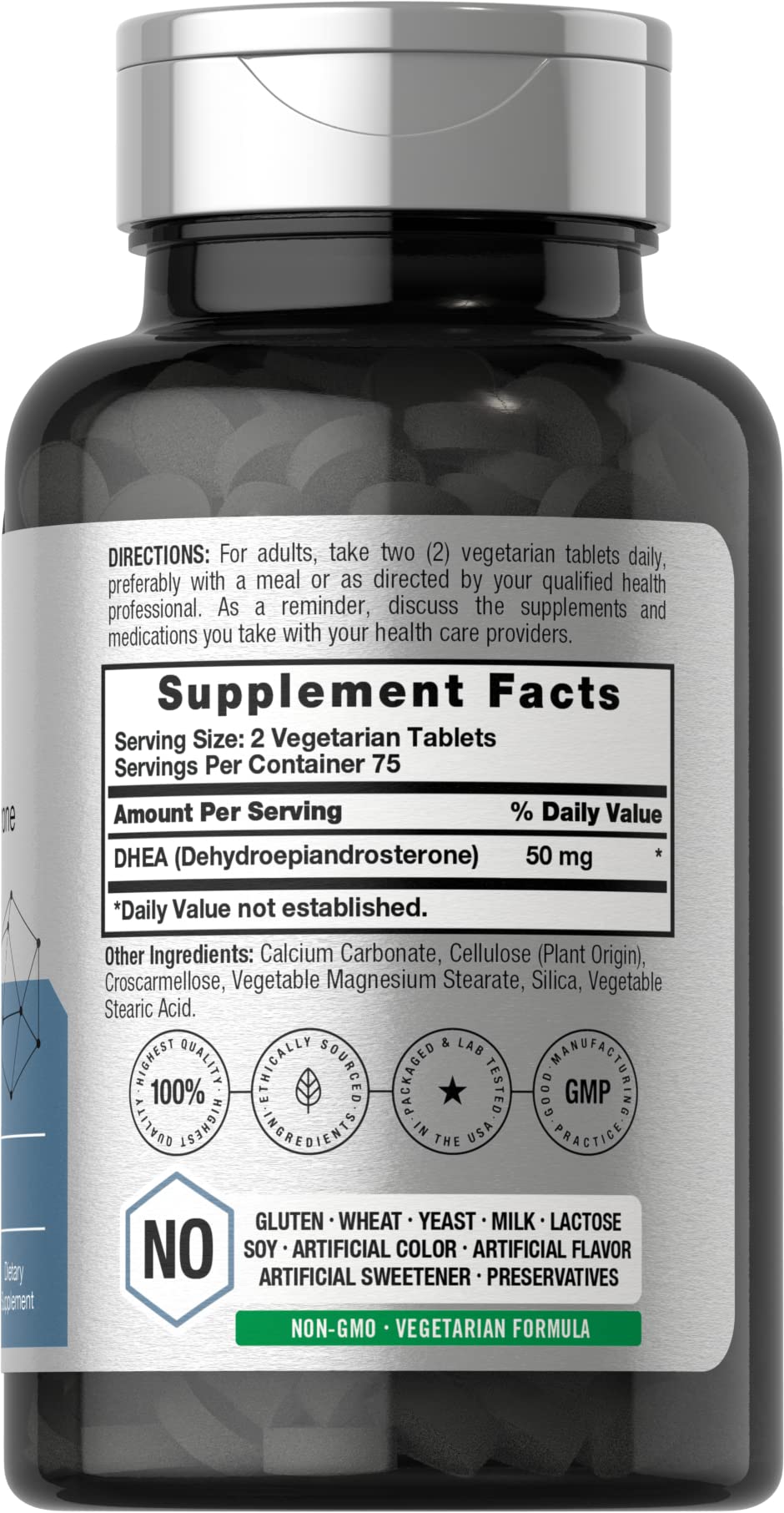 DHEA 50mg 150 Tablets | Non-GMO, Gluten Free Supplement | by Horbaach Horbäach buy supplements canada