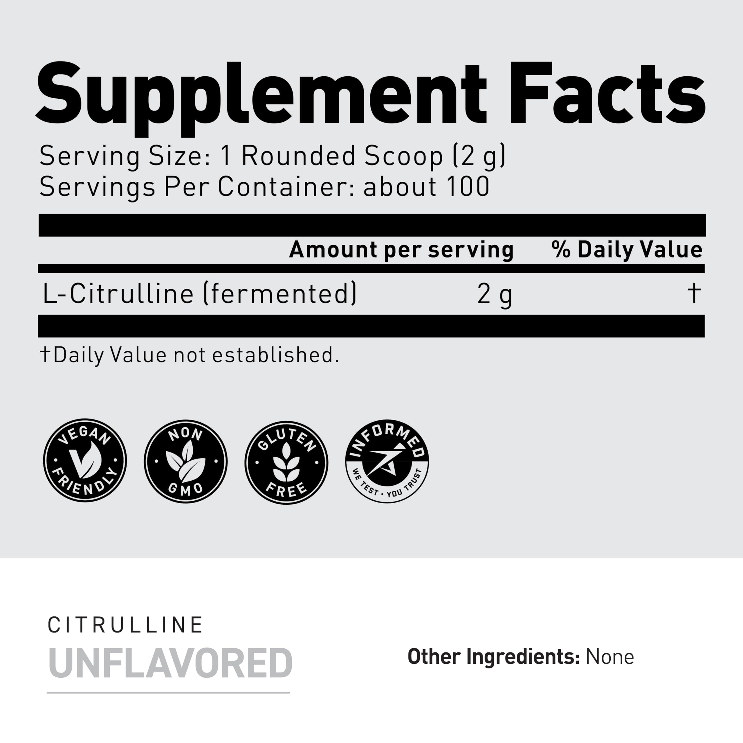 Kaged L-Citrulline Powder | Unflavored | Enhanced Pumps | Improve Muscle Vascularity | Nitric Oxide Booster | Supplements for Men & Women | 100 Servings Kaged buy supplements canada