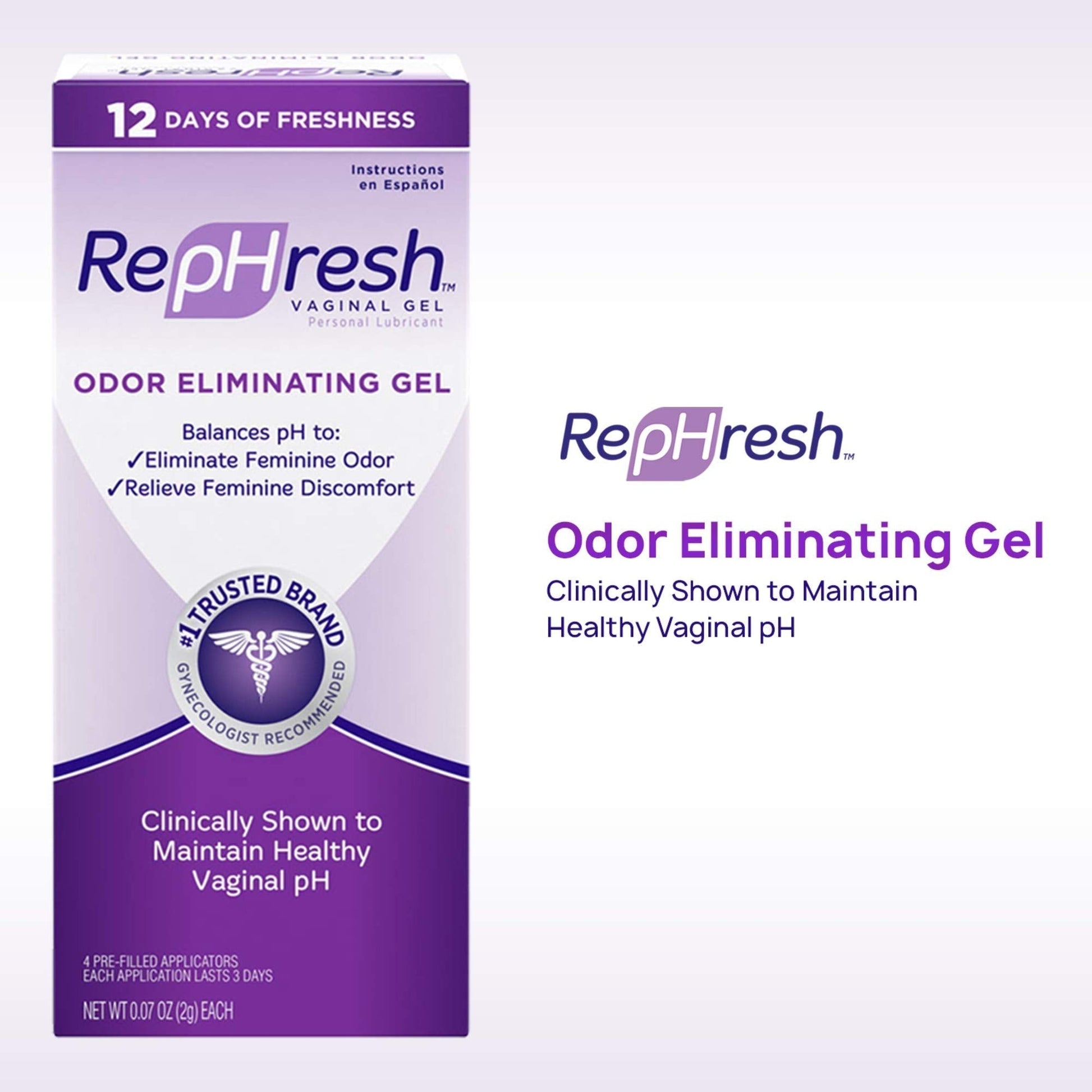 RepHresh Odor Eliminating Vaginal Gel, 4ct (0.07oz) RepHresh buy supplements canada