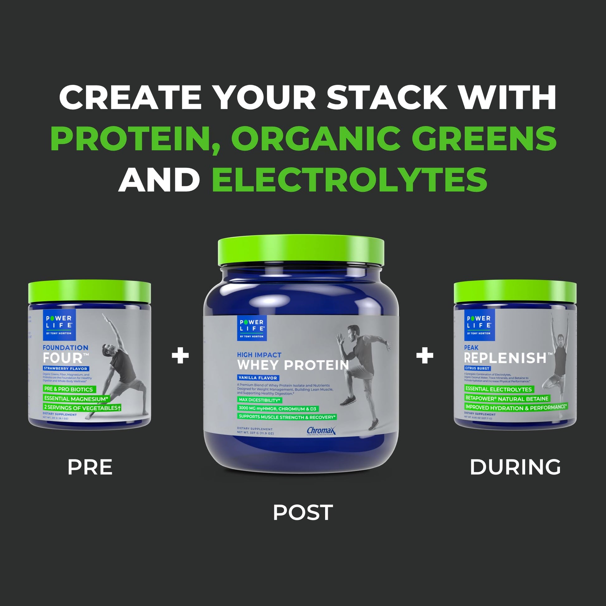 POWERLIFE Tony Horton High Impact Grass Fed Whey Protein with 3000 MG of HMB POWERLIFE buy supplements canada