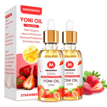 2 Pack Yoni Oil Feminine Oil for Women pH Balance - Feminine Deodorant - Vaginal Moisturizer - Eliminates Odor MENOMINO buy supplements canada