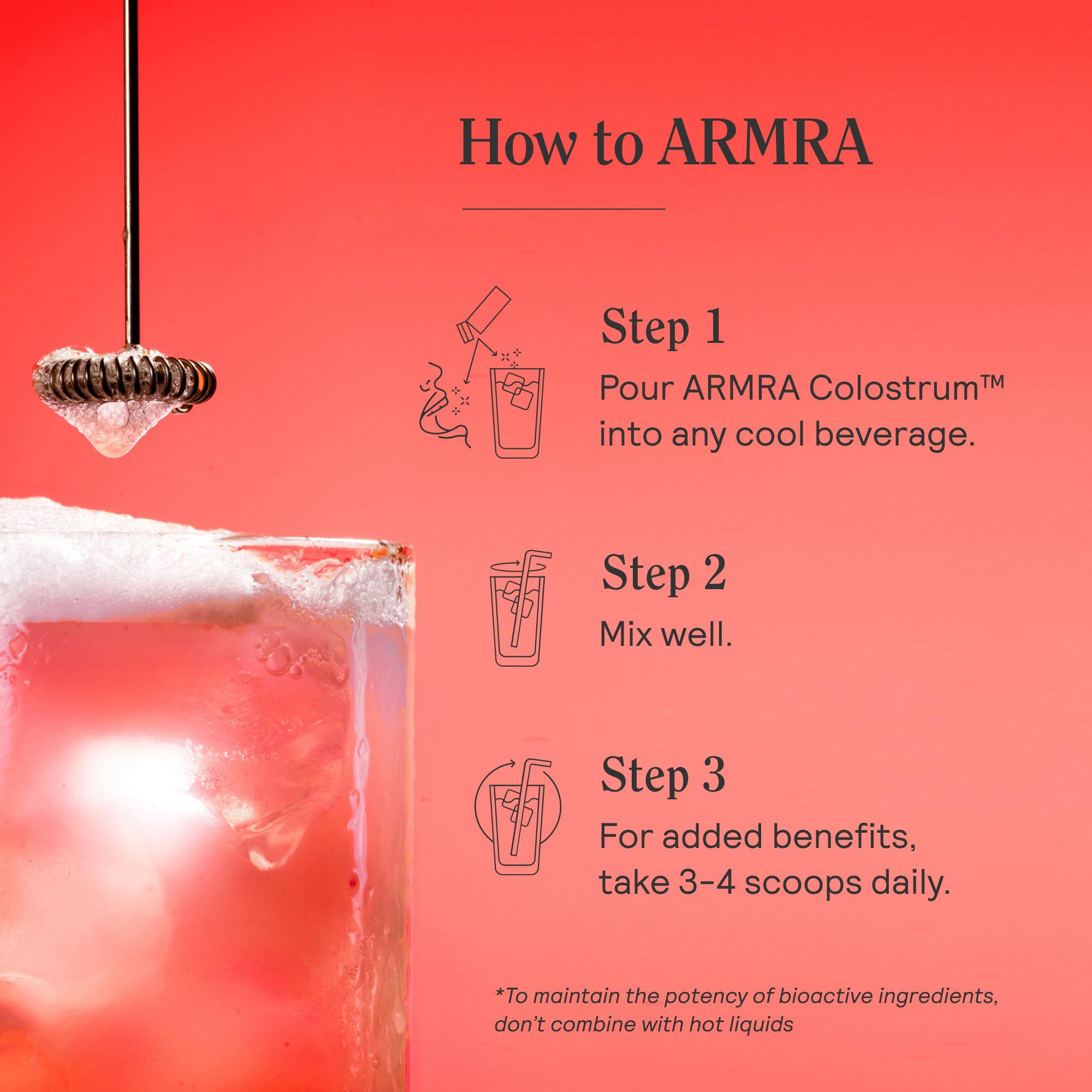 ARMRA Colostrum™ Premium Powder, Grass Fed, Gut Health Bloating Immunity Skin & Hair, Contains 400+ Bioactive Nutrients, Keto, Gluten & Fat Free (Vine Watermelon Bundle | 120 Servings) ARMRA buy supplements canada