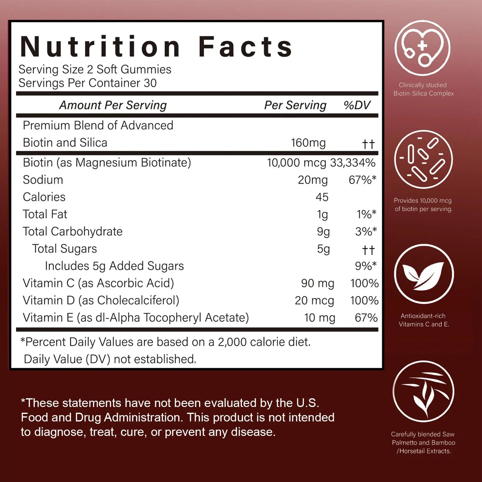 GENGGUI Hair Growth Gummies for Women - Hair Vitamins with Biotin & Silica for Faster Growth - Hair Growth Accelerator Supplement GENGGUI buy supplements canada