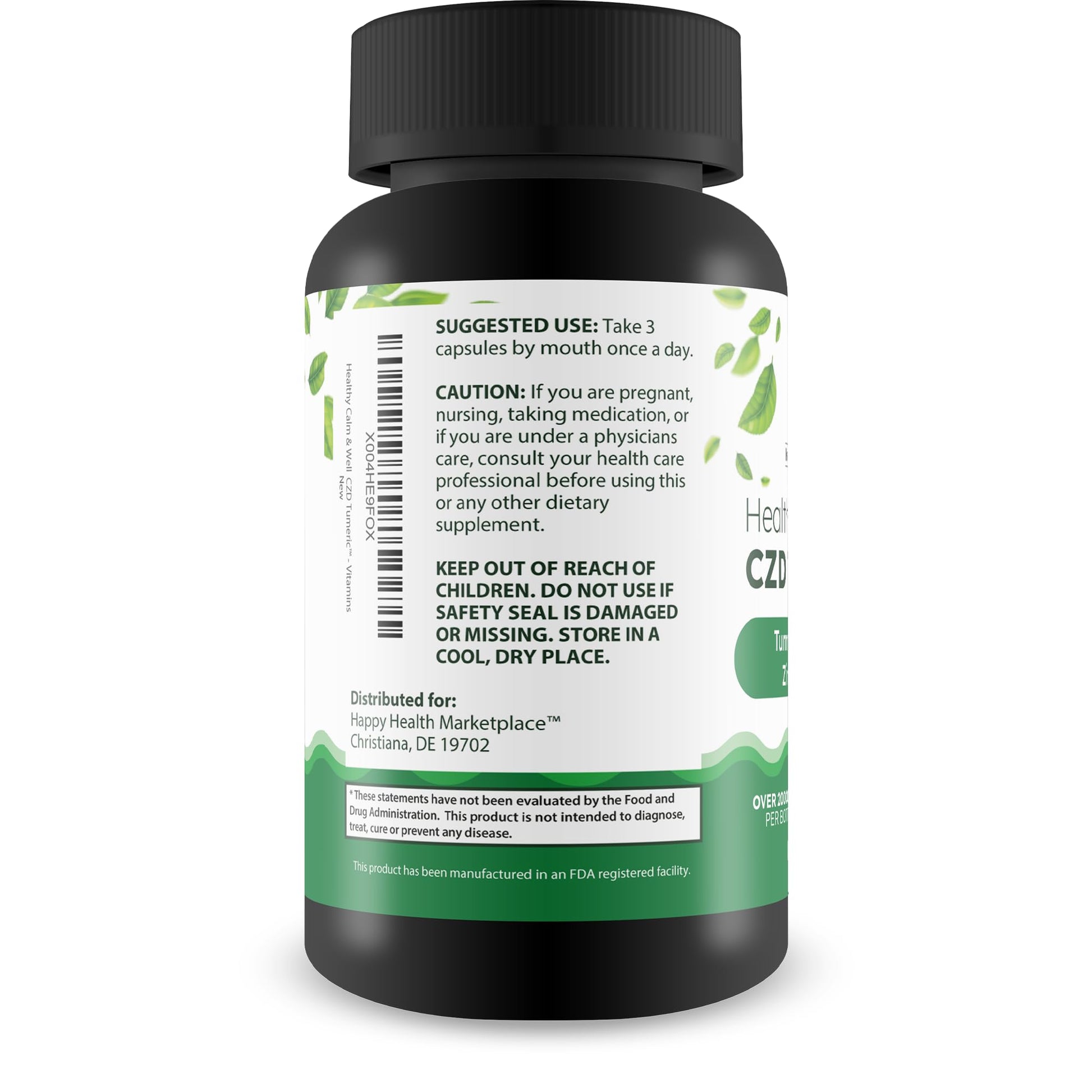 Healthy Calm & Well CDZ Gummies Capsules - Our Best CDZ Supplement Vitamin C D and Zinc - Turmeric Vitamin C D Zinc Magnesium - Our Best Calmwell Cdc Gummies Capsules Zinc Vitamin C Vitamin D Turmeric Happy Health Marketplace buy supplements canada